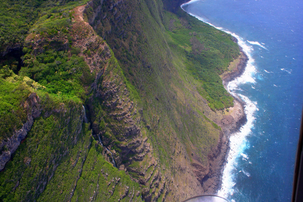 Uolos,  Uolos,  Sraigtasparnis,  Aukštas,  Molokai,  Hawaii,  Aukščiausių Pasaulio Uolų, Nemokamos Nuotraukos,  Nemokama Licenzija