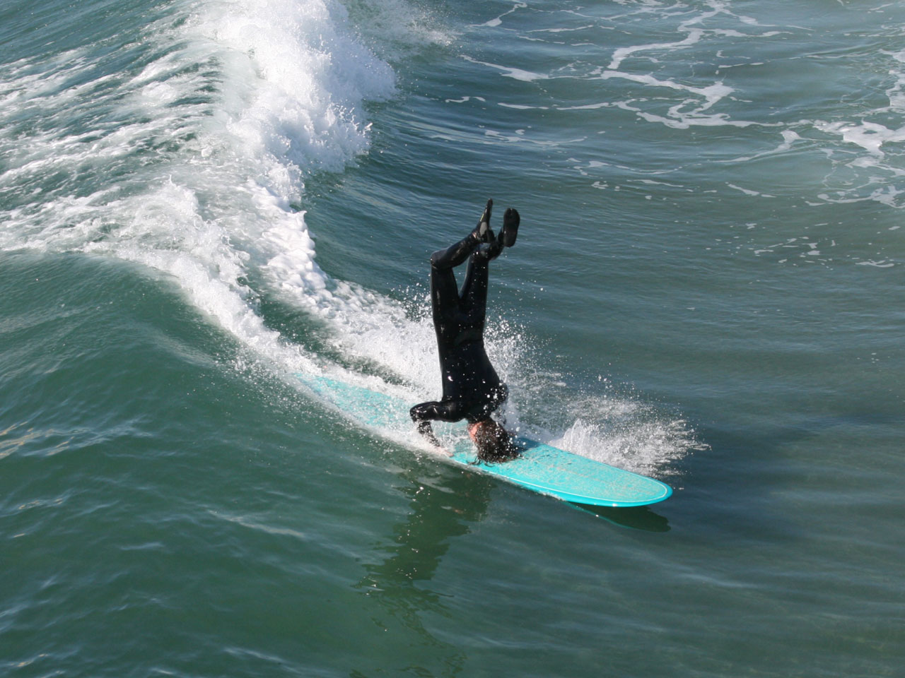 Surfer,  Banglenčių Sportas,  Huntingtonas,  Papludimys,  Kalifornija,  Ramiojo Vandenyno Regionas,  Vandenynas,  Banga,  Longboard Surfer Yra Galvos Aukštas, Nemokamos Nuotraukos