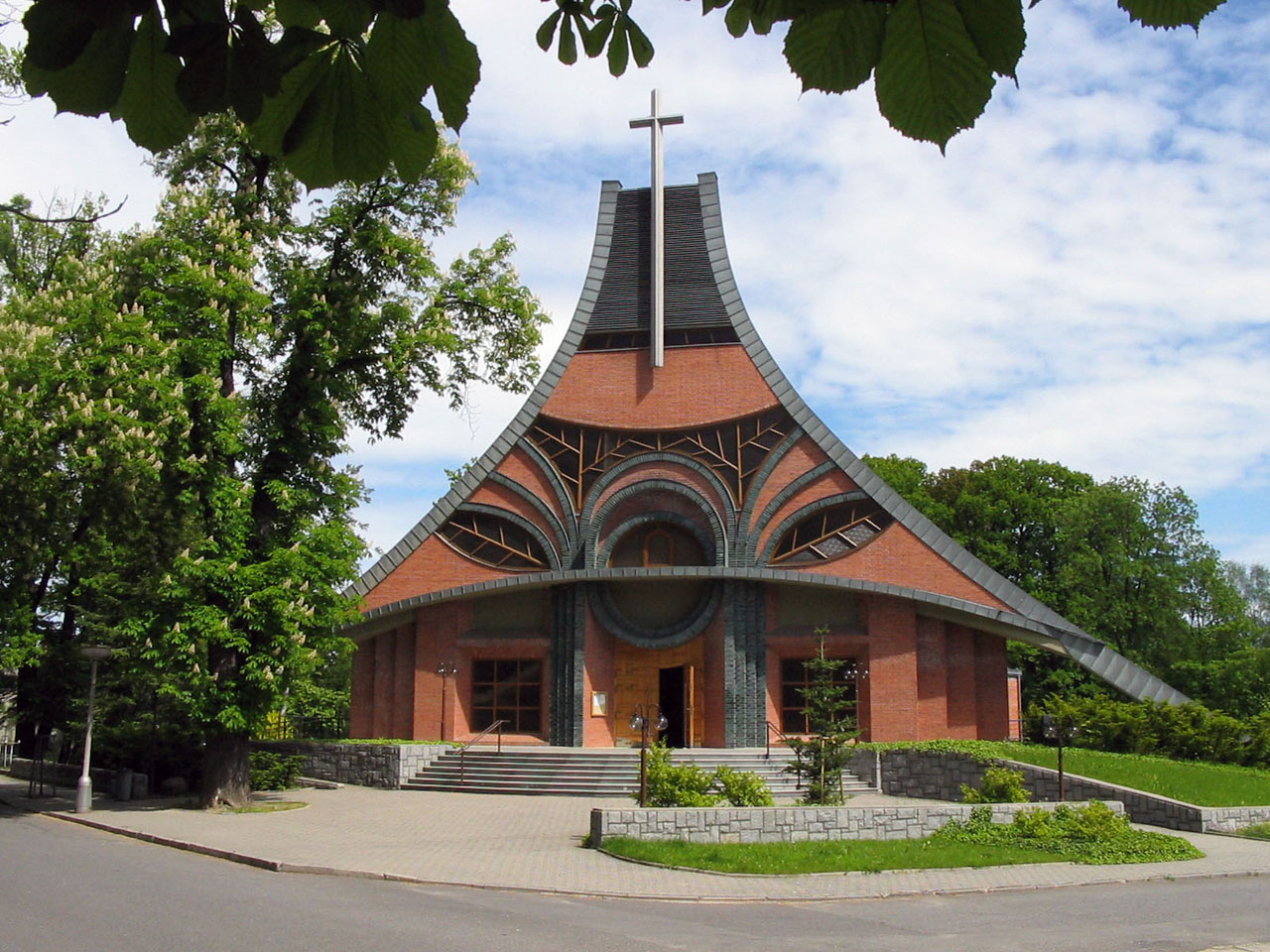 Šiuolaikiška,  Bažnyčia,  Naujas,  Čekų,  Respublika,  Chuchelna,  Religinis,  Religija,  Krikščionybė,  Moderni Bažnyčia