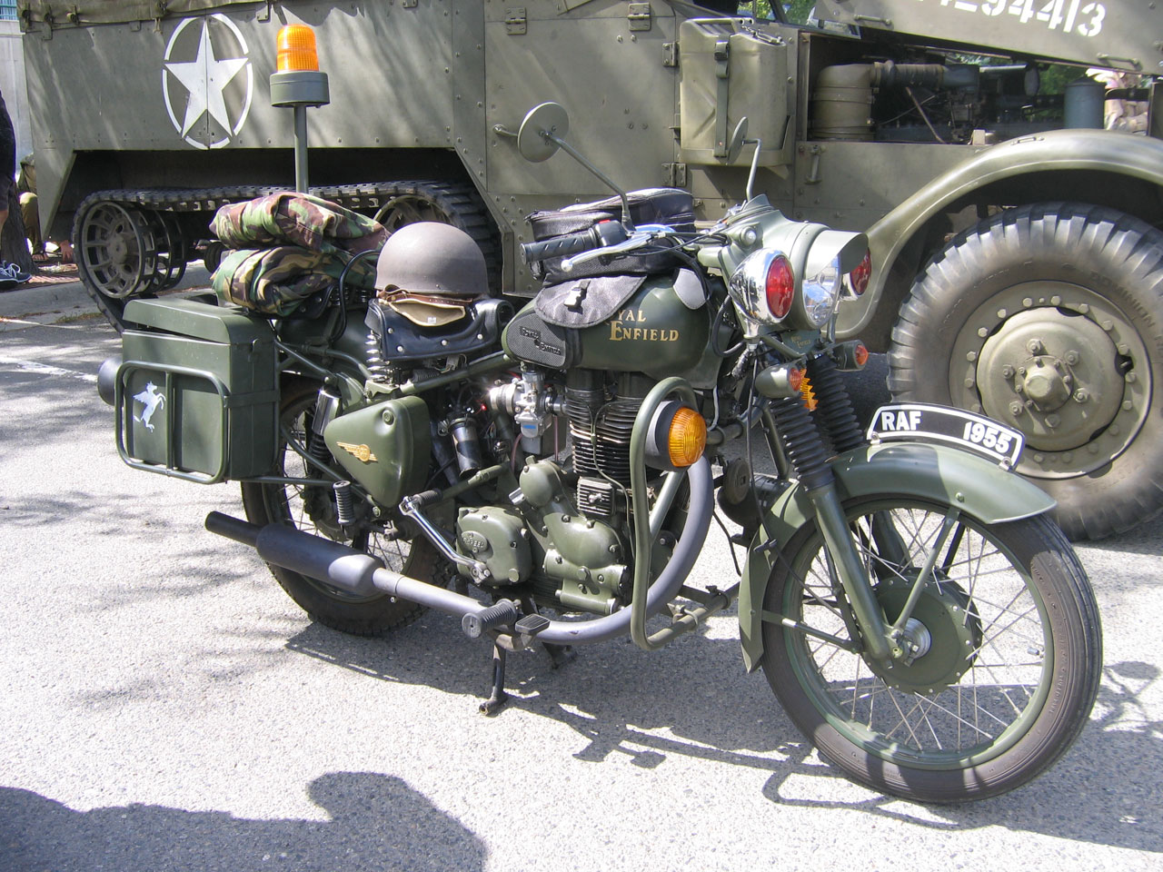 Vintage,  Klasikinis,  Pusė,  Trasa,  Kariuomenė,  Wwii,  Karališkasis,  Enfield,  Motociklas,  Senovinės Karinės Transporto Priemonės