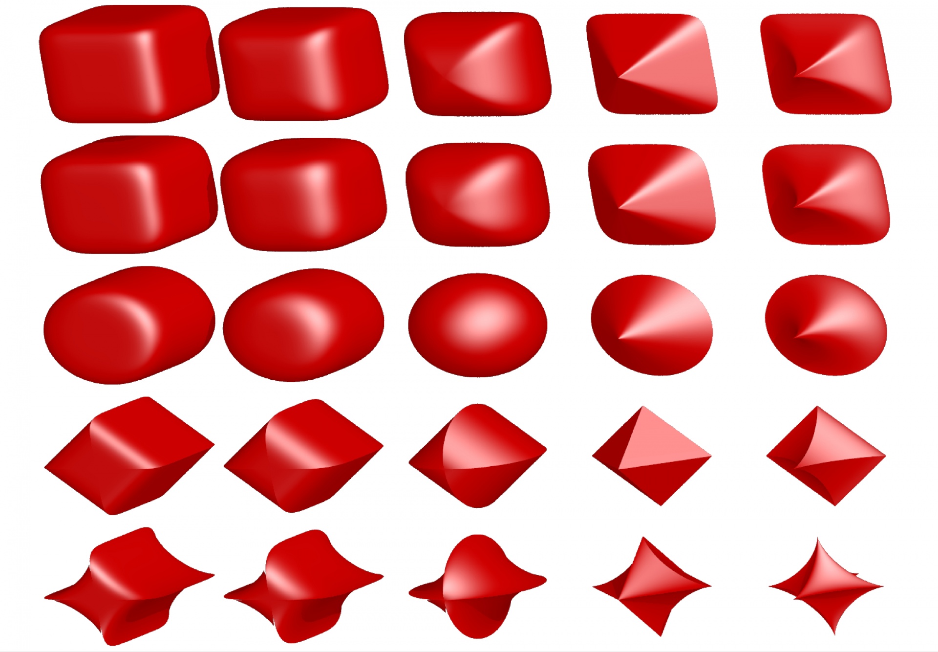 20,  Dvidešimt,  Raudona,  Kubeliai,  3D,  Izoliuotas,  Balta,  Nustatyti,  Grupė,  Fonas