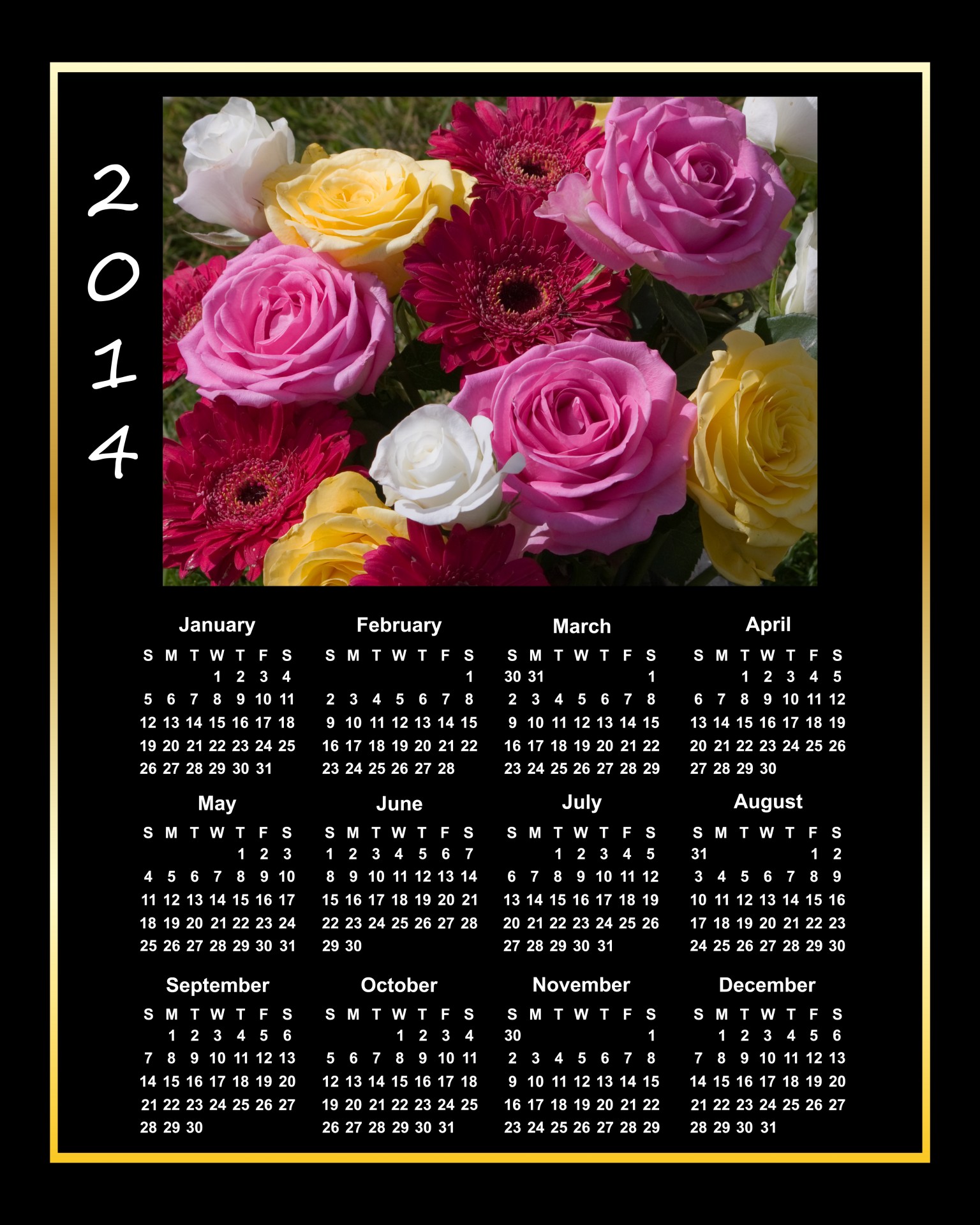 2014 & Nbsp,  Kalendorius,  2014,  Kalendorius,  Rožė,  Rožės,  Gėlė,  Gėlės,  Gražus,  Iš Arti
