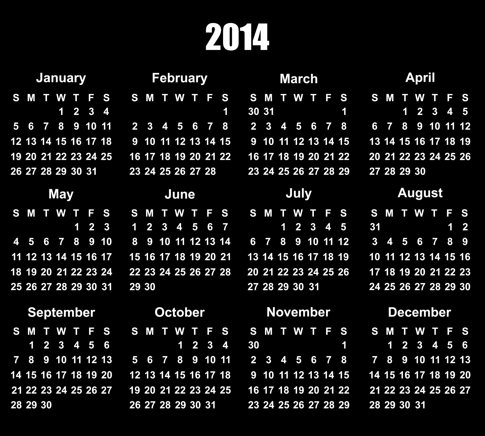 2014 & Nbsp,  Kalendorius,  2014,  Kalendorius,  Metai,  Data,  Datas,  Dienoraštis,  Planuotojas,  Mėnuo
