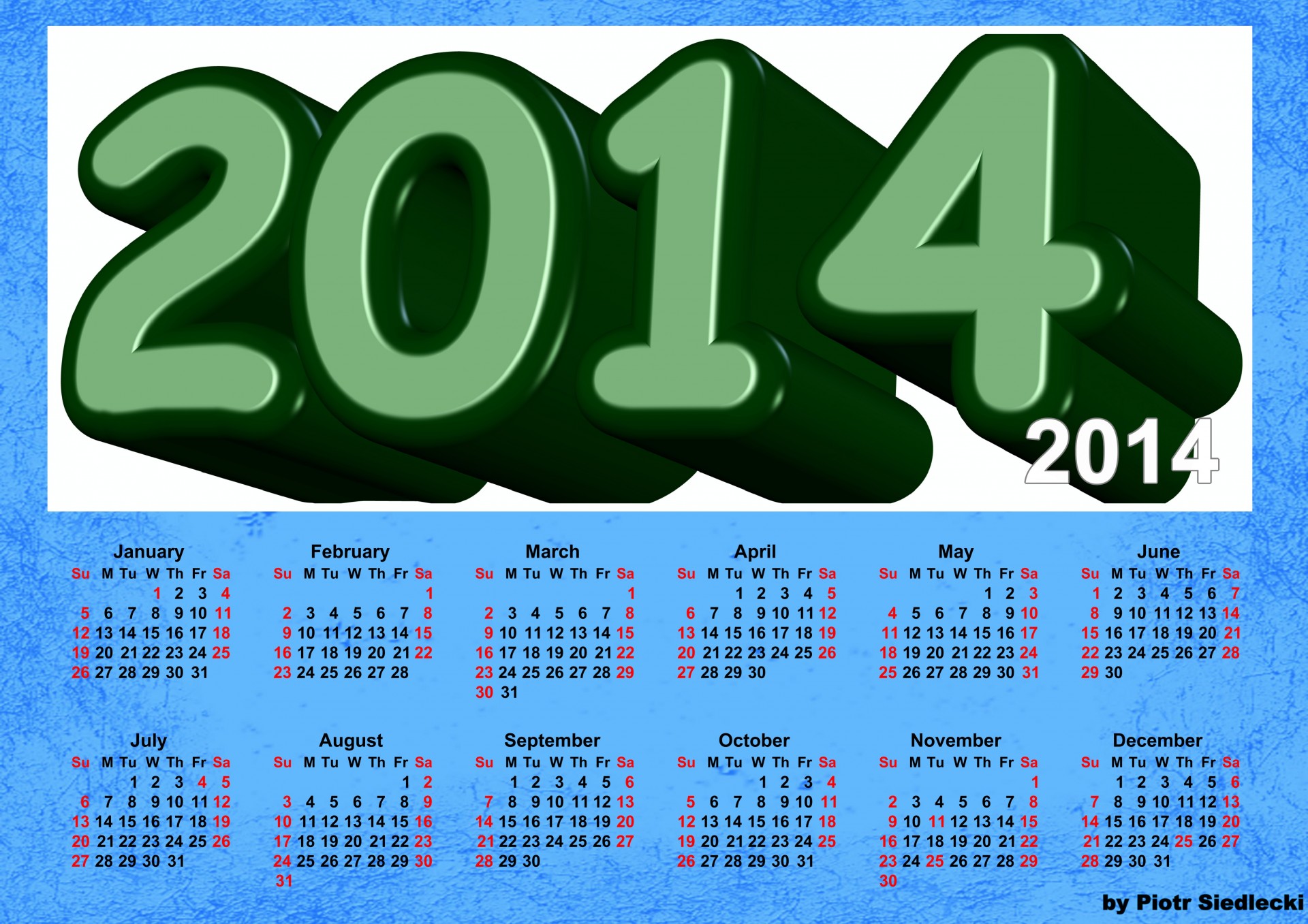 Žalias,  Kalendorius,  2014,  Metai,  Organizatorius,  Mėnuo,  Planavimas,  Rugpjūtis,  Data,  Pirmadienį