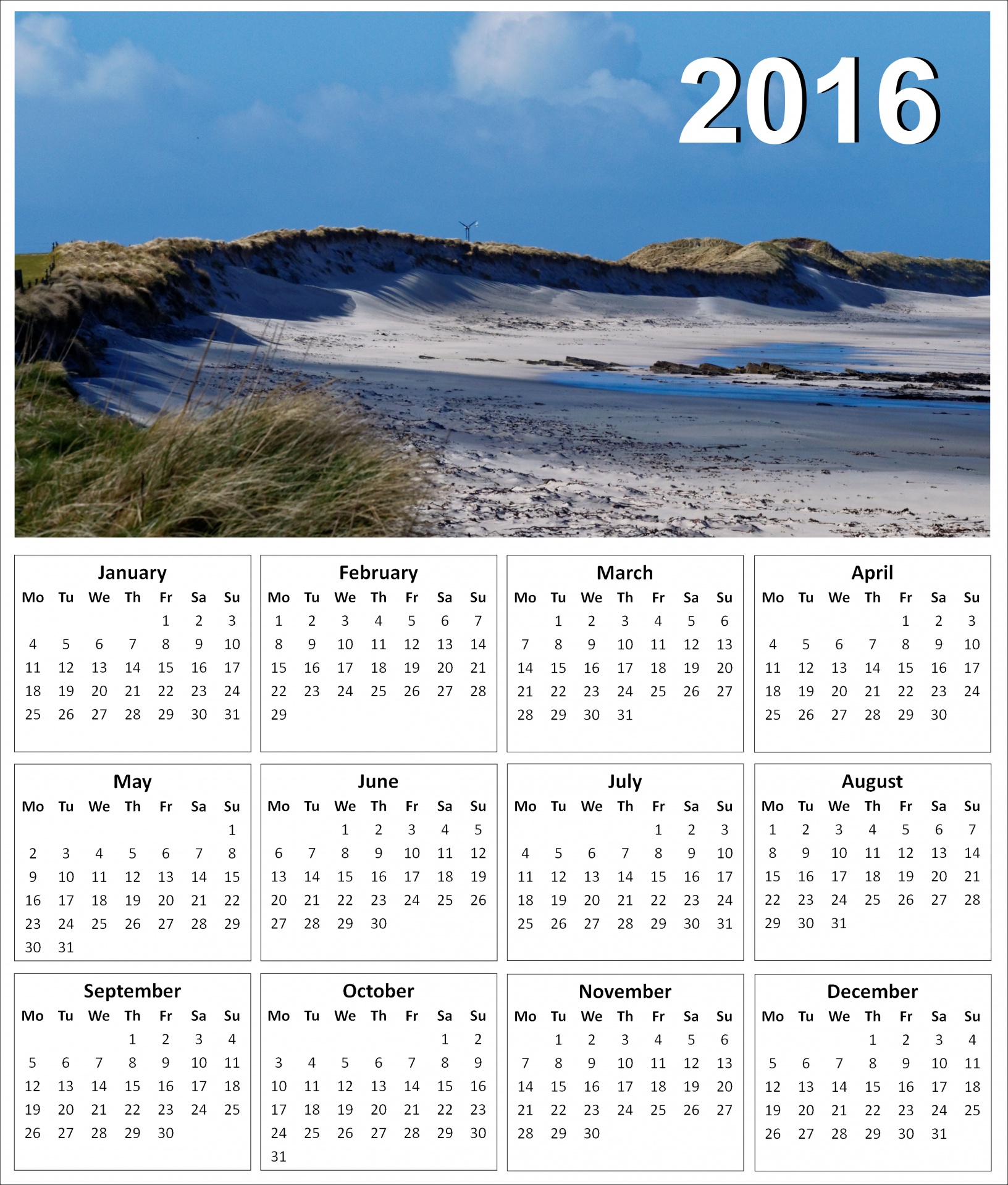 2016 & Nbsp,  Kalendorius,  Kalendorius,  Metai,  2016,  Diena,  Data,  Mėnuo,  Dizainas,  Planuotojas