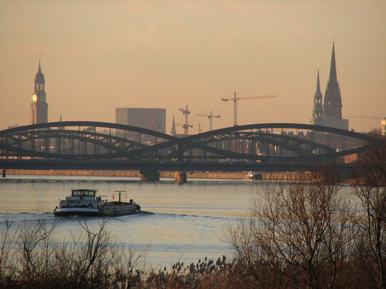 Hamburg,  Tiltai,  Michel,  Tas Pats,  Hamburgas Iš Upės Elbe, Nemokamos Nuotraukos,  Nemokama Licenzija