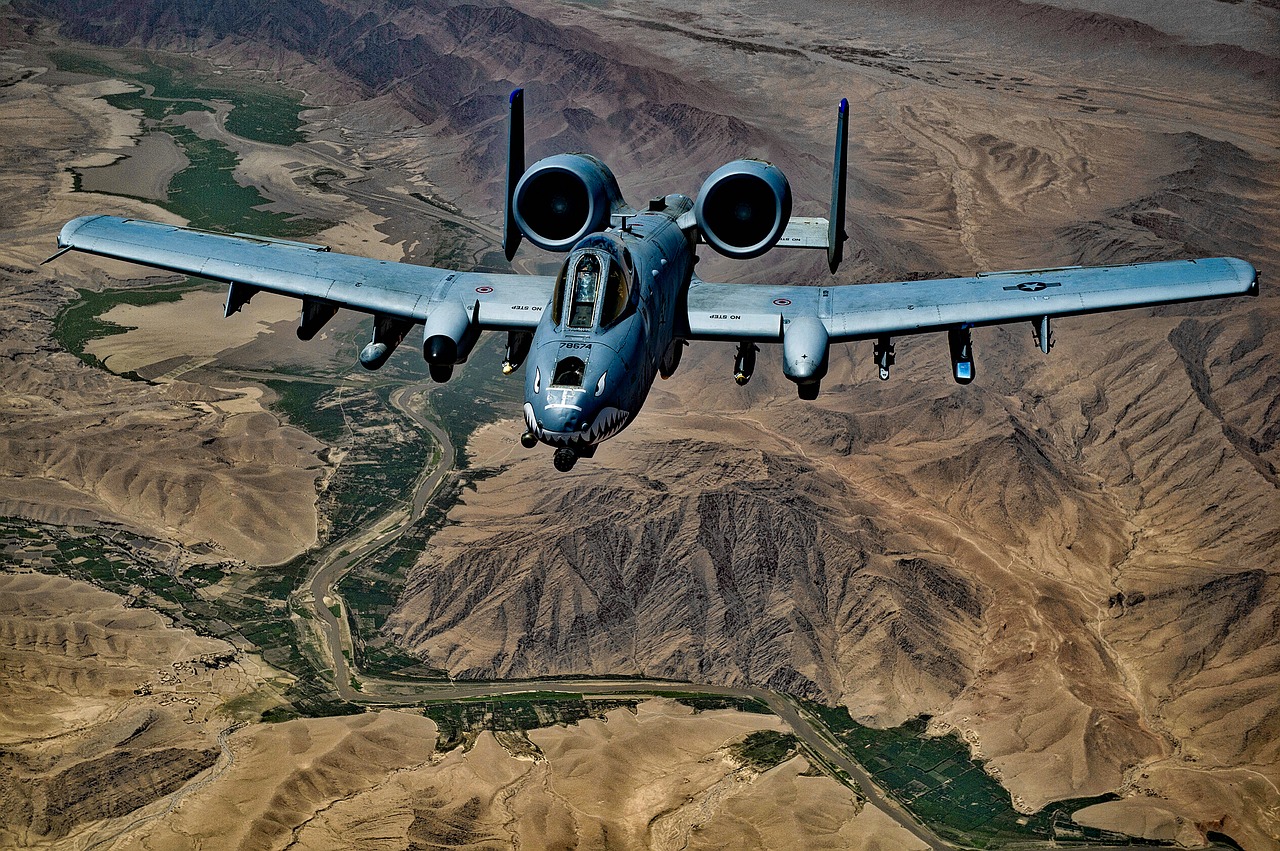 A-10 Thunderbolt, Jungtinės Valstijos, Oro Pajėgos, Kariuomenė, Kariuomenė, Gatling Šautuvai, Orlaivis, Reaktyvinis, Kraštovaizdis, Lėktuvas