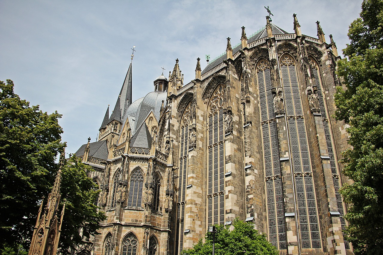 Aachen Katedra, Dom, Bažnyčia, Aachen, Charles Didysis, Orientyras, Aacheno Paminklas, Kurortinis Miestas, Kultūros Paminklas, Religija
