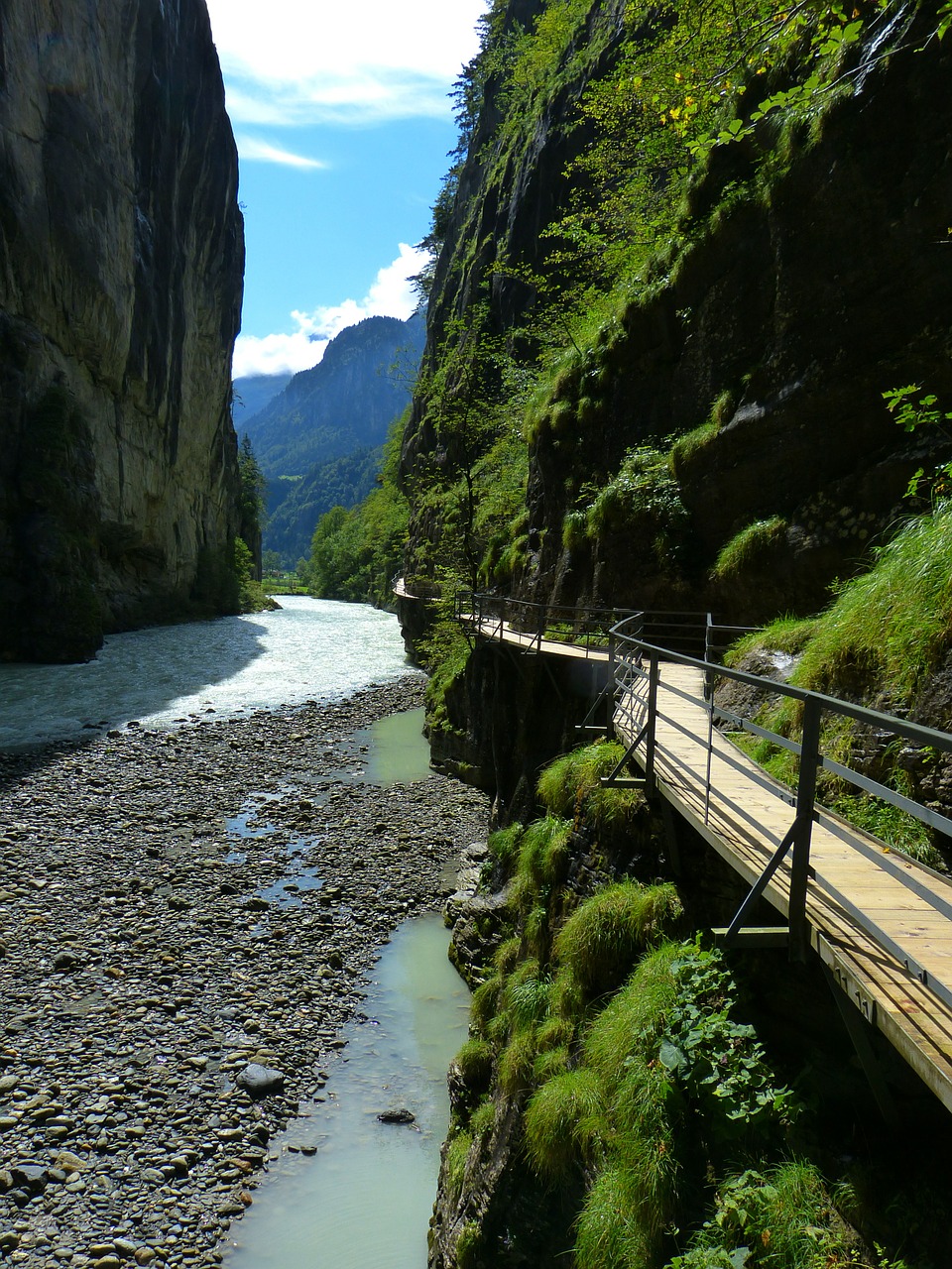 Aare, Clam, Gorge, Toli, Internetas, Upė, Vanduo, Kalnai, Šveicarija, Nemokamos Nuotraukos