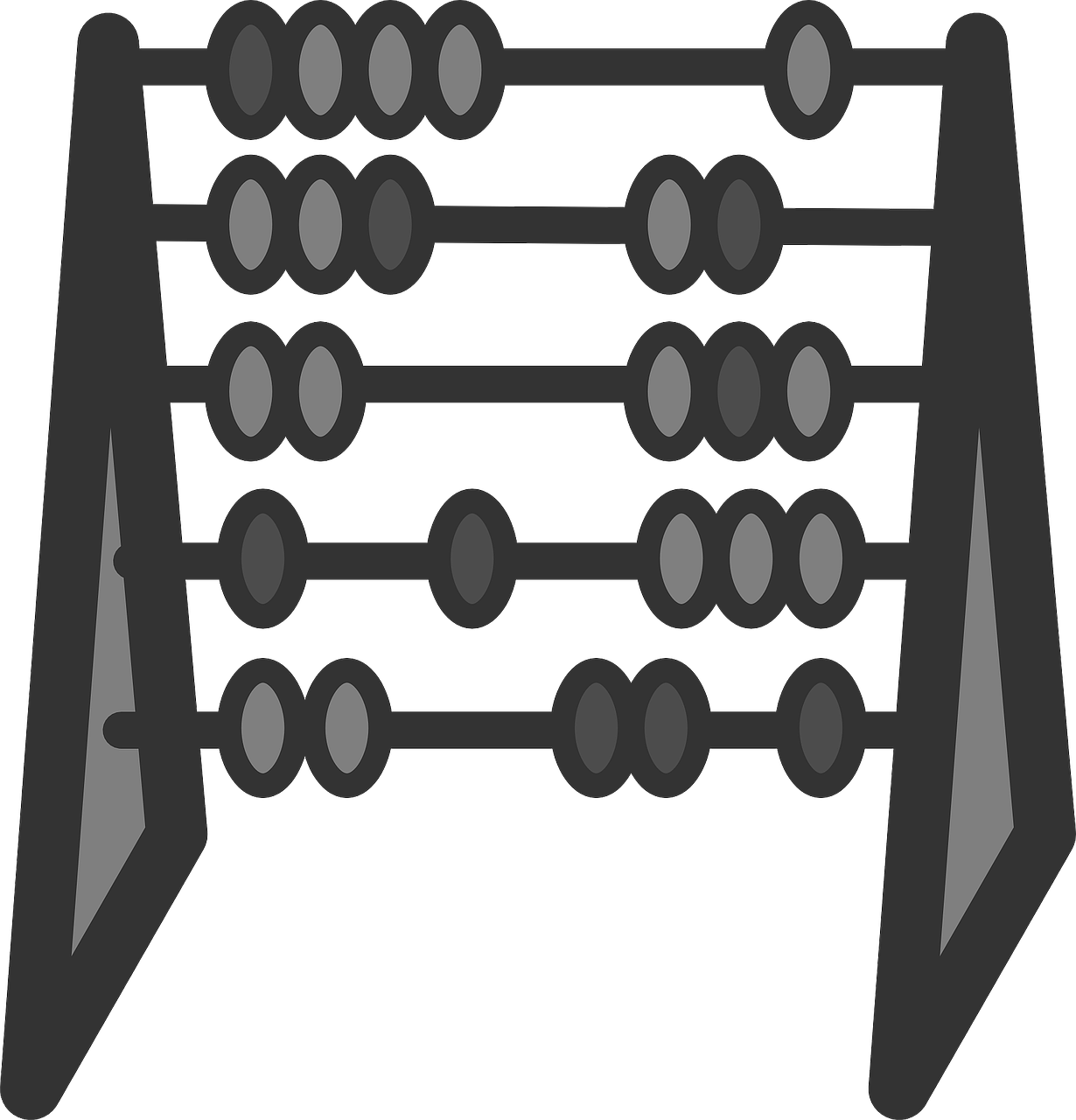 Abacus, Skaičiavimas, Pridedant, Matematika, Matematika, Senovės, Karoliukai, Apskaičiavimas, Skaičiuotuvas, Vienspalvis