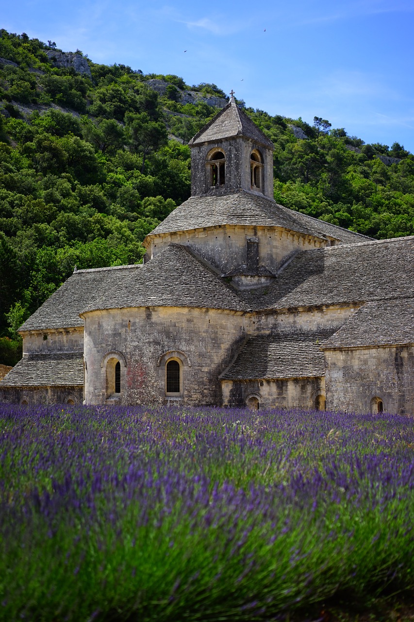 Abbaye De Sénanque, Vienuolynas, Abatija, Notre Dame De Sénanque, Cistercianų Tvarka, Gordes, Vaucluse, France, Cistersų Vienuoliai, Sénanque Abatija