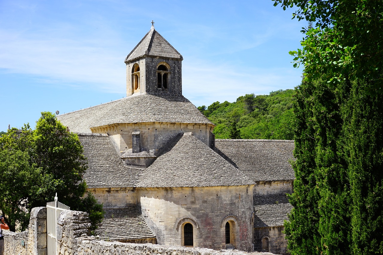 Abbaye De Sénanque, Vienuolynas, Abatija, Notre Dame De Sénanque, Cistercianų Tvarka, Gordes, Vaucluse, France, Cistersų Vienuoliai, Sénanque Abatija