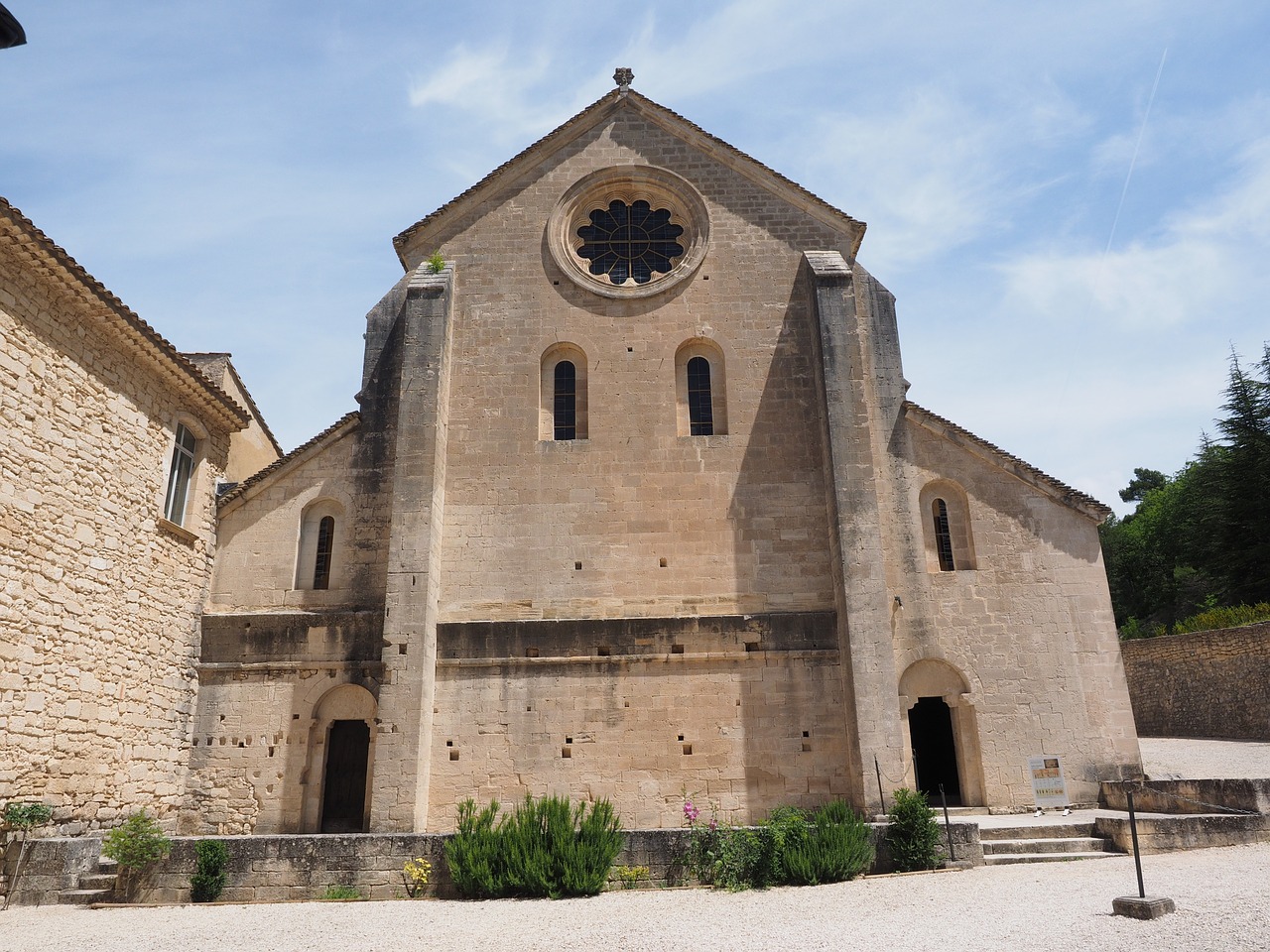 Abatija Bažnyčia, Bažnyčia, Abbaye De Sénanque, Vienuolynas, Abatija, Notre Dame De Sénanque, Cistercianų Tvarka, Gordes, Vaucluse, France