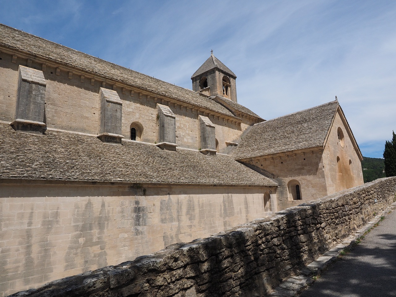 Abatija Bažnyčia, Bažnyčia, Abbaye De Sénanque, Vienuolynas, Abatija, Notre Dame De Sénanque, Cistercianų Tvarka, Gordes, Vaucluse, France