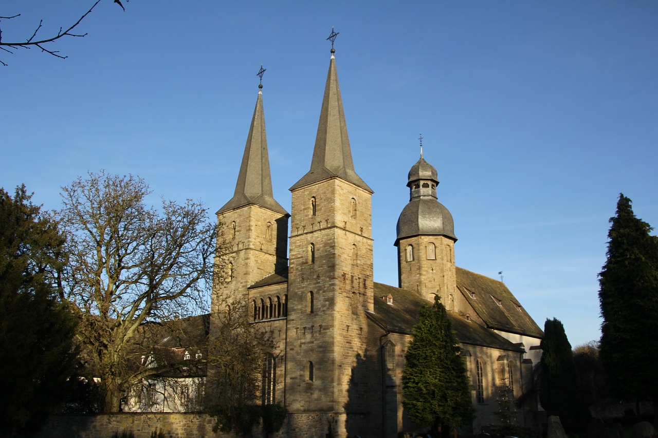 Abatija Marie, Marie Münster, Abatija Bažnyčia, Nemokamos Nuotraukos,  Nemokama Licenzija