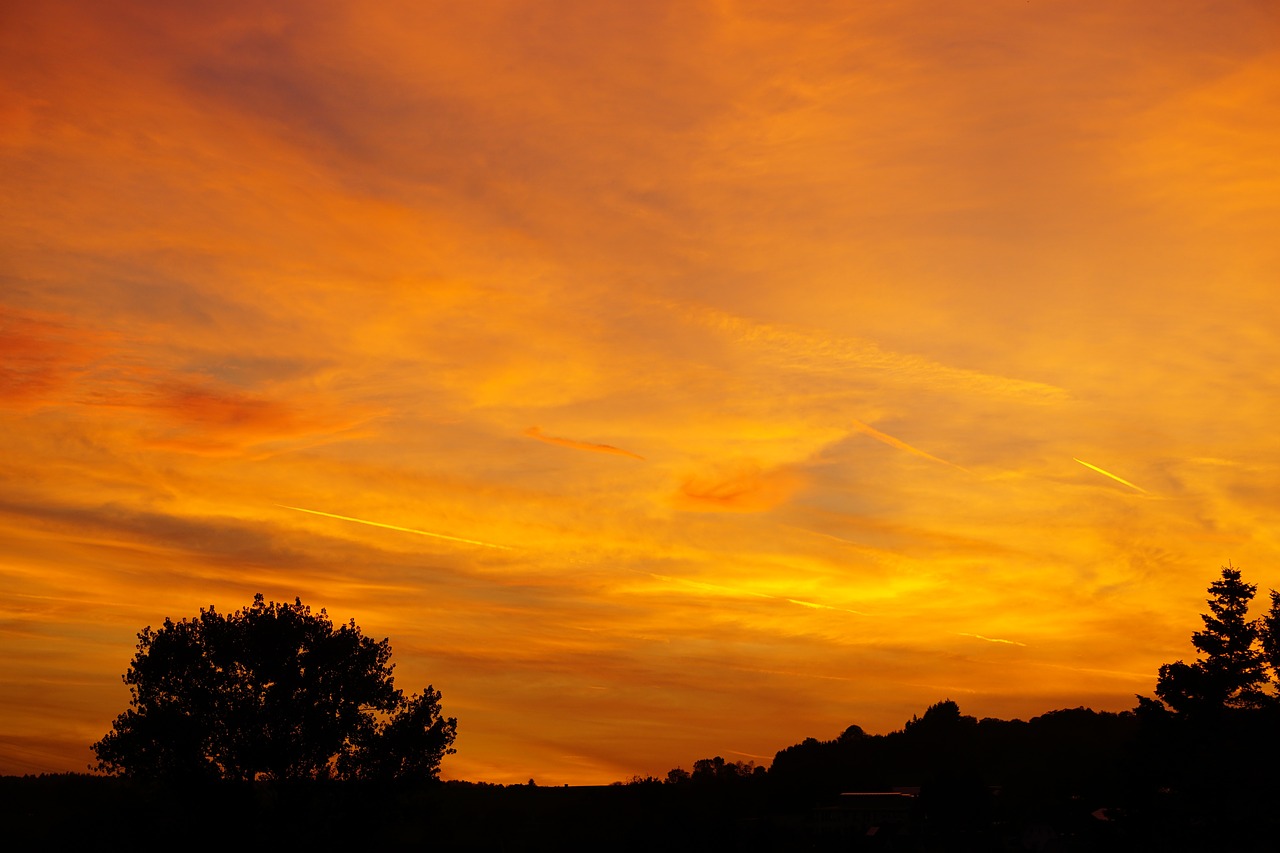 Abendstimmung, Saulėlydis, Vakarinis Dangus, Nemokamos Nuotraukos,  Nemokama Licenzija