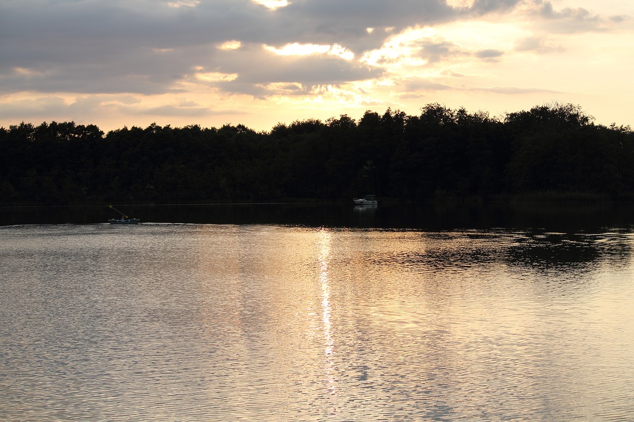 Abendstimmung, Havel, Vanduo, Ežeras, Veidrodis, Oras, Nemokamos Nuotraukos,  Nemokama Licenzija