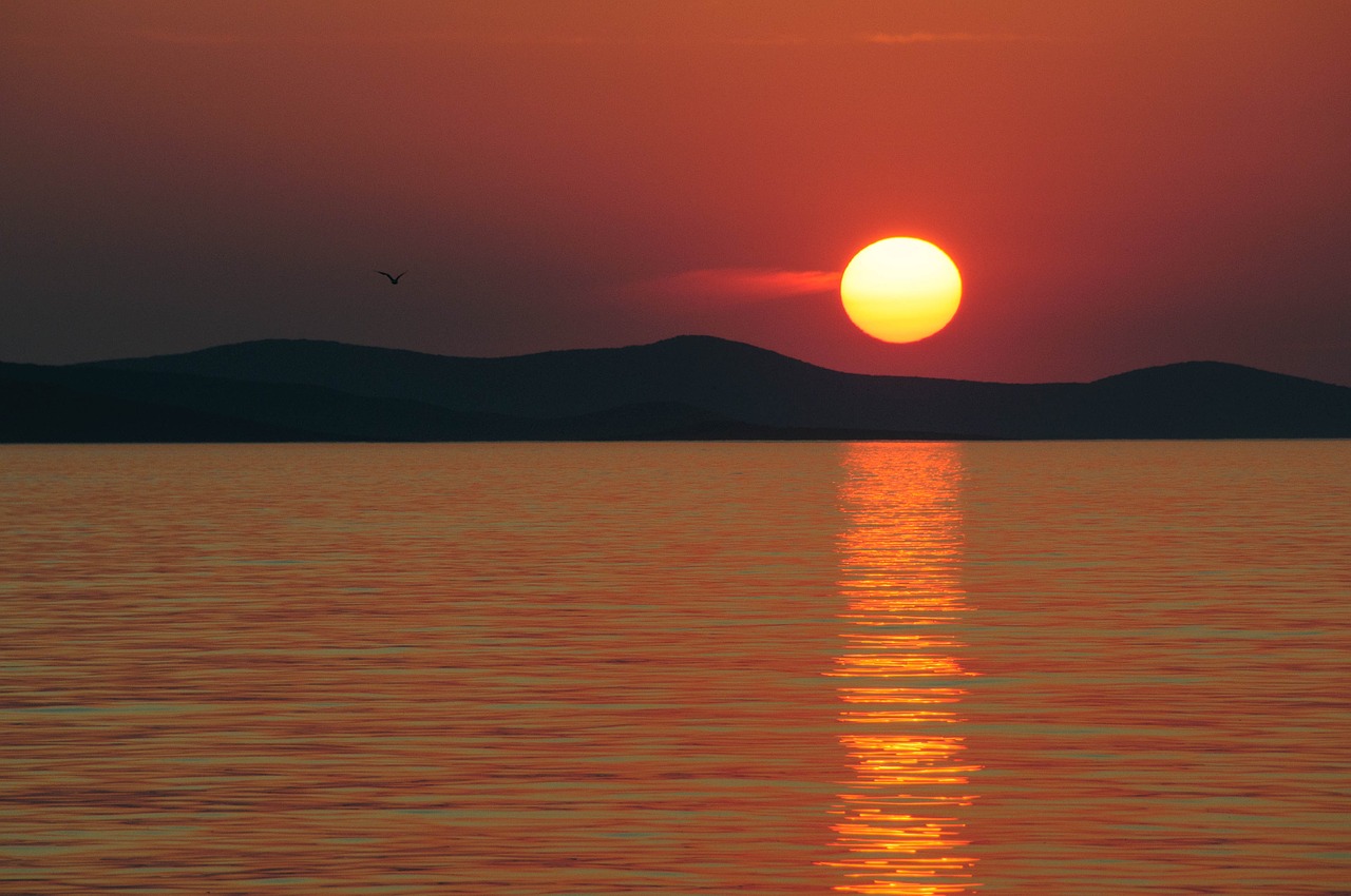 Abendstimmung, Saulėlydis, Vakarinis Dangus, Afterglow, Gamta, Saulė, Jūra, Saulės Šviesa, Nemokamos Nuotraukos,  Nemokama Licenzija