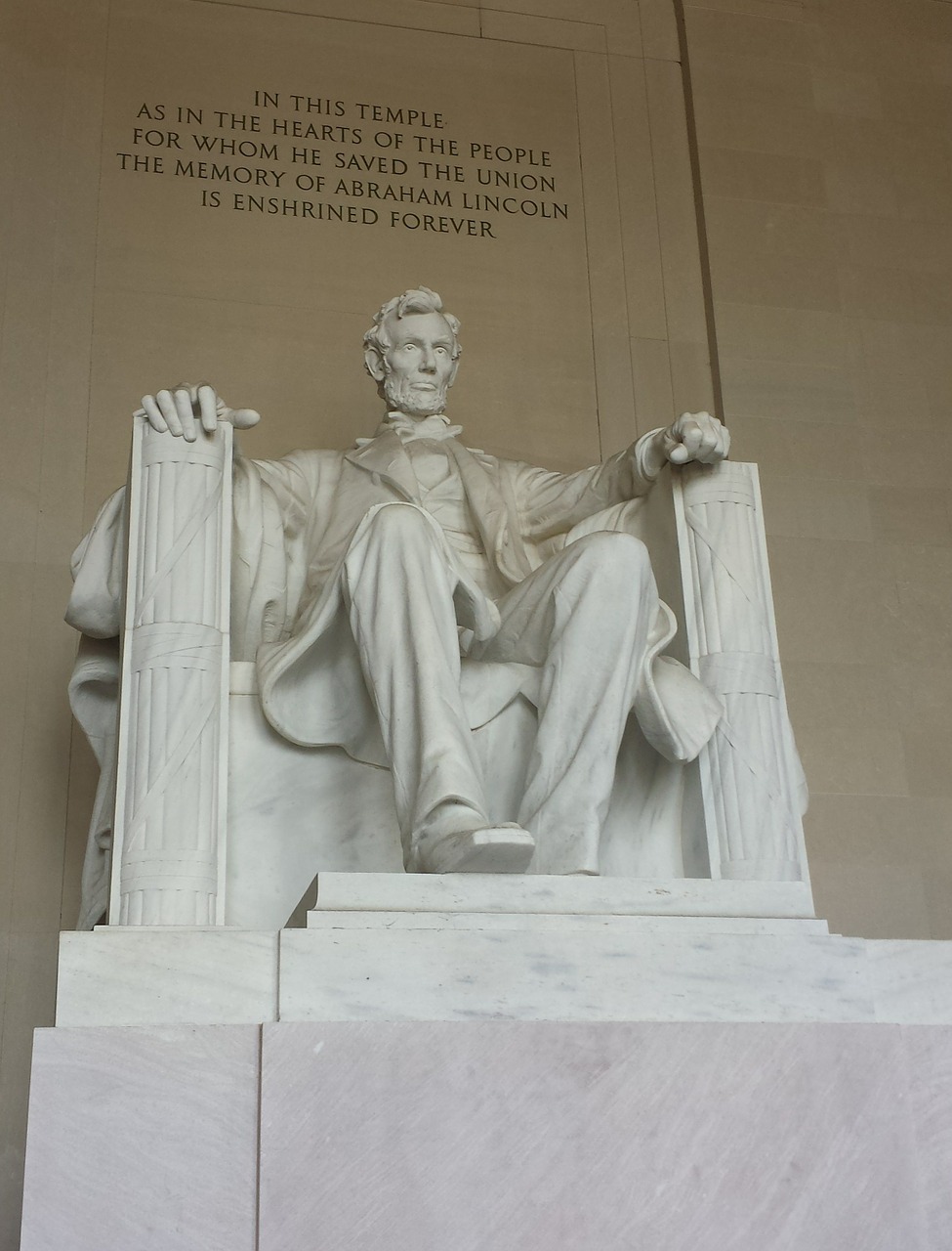 Abraham Lincoln, Paminklas, Lankytinos Vietos, Usa, Vašingtonas, Jungtinės Valstijos, Amerikietis, Lincoln, Jungtinės Amerikos Valstijos, Pastatas