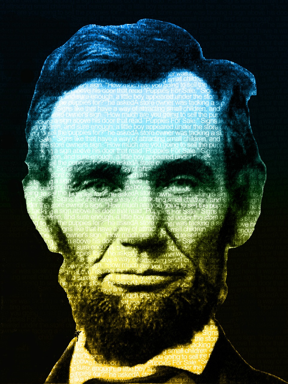 Abraham Lincoln, Prezidentas, Portretas, Vyras, Žodžiai, Šrifto, Menas, Abstraktus, Kompiuterinė Grafika, Grafika