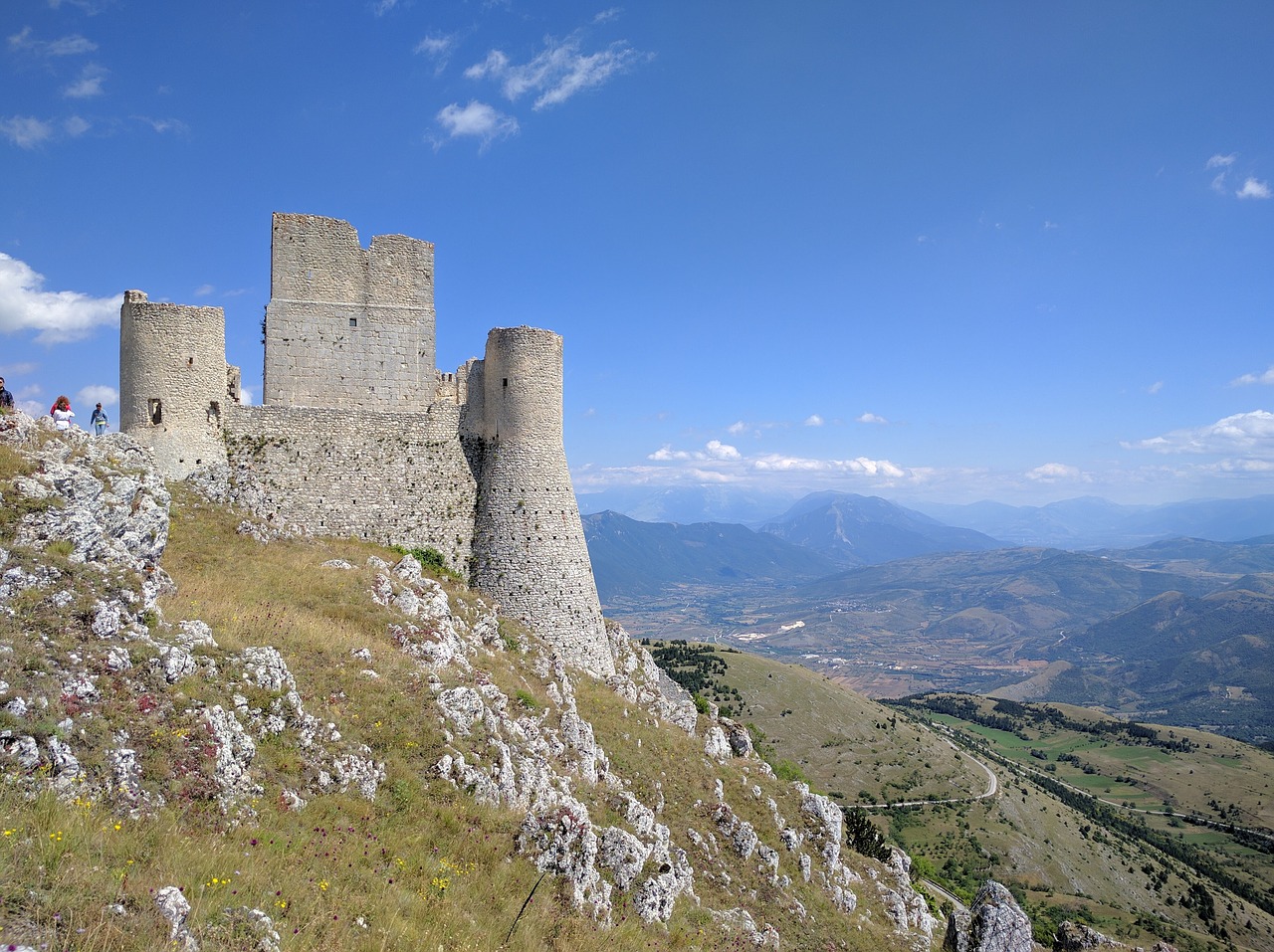 Abruzzo, Kalnas, Kraštovaizdis, Italy, Kalnai, Ekskursija, Gamta, Apennines, Roccacalascio, Nemokamos Nuotraukos