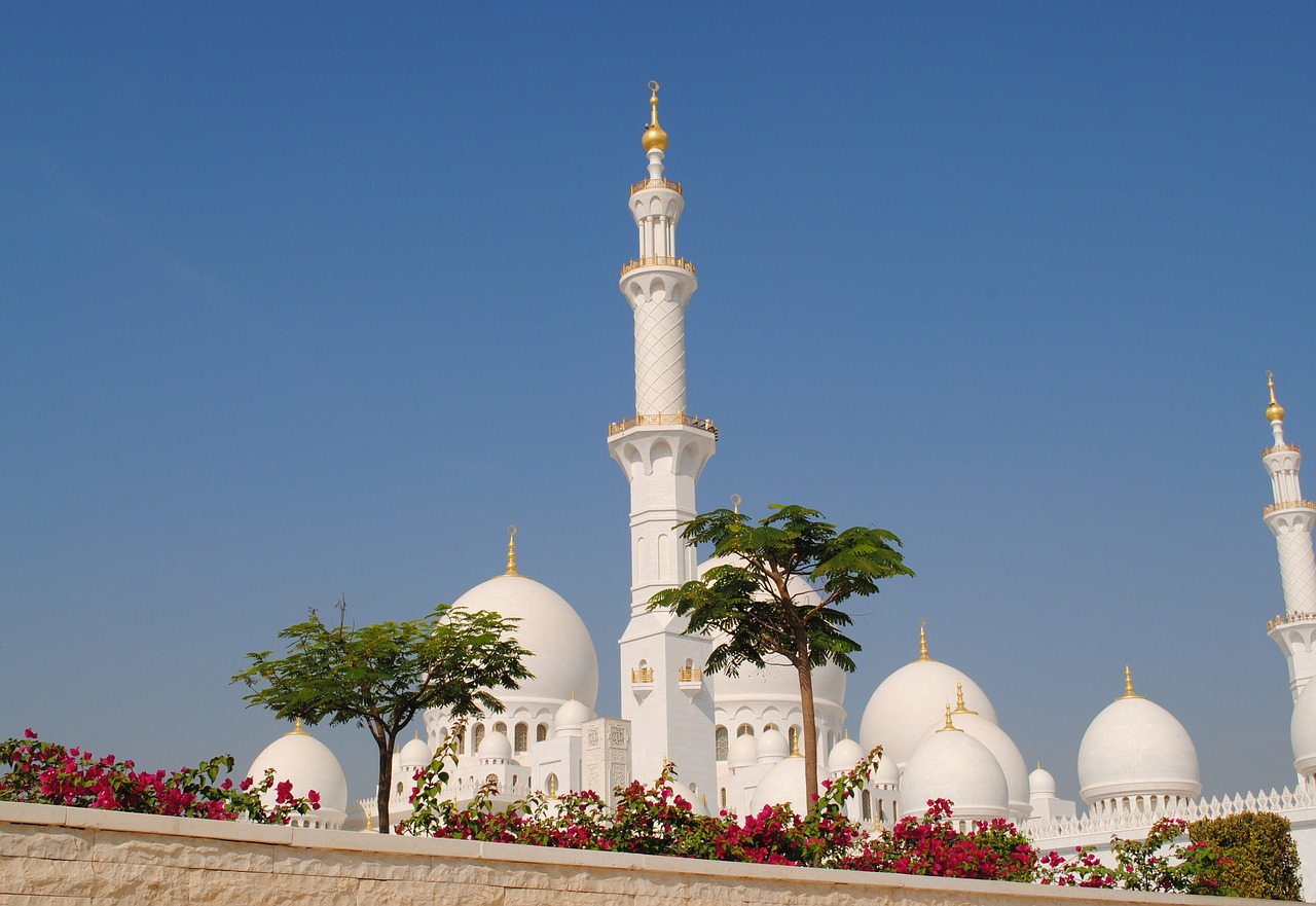 Abu Dabis, Balta Mečetė, Sheikh Zayed Mečetė, Islamas, Arabiškas, Orientuotis, Nemokamos Nuotraukos,  Nemokama Licenzija