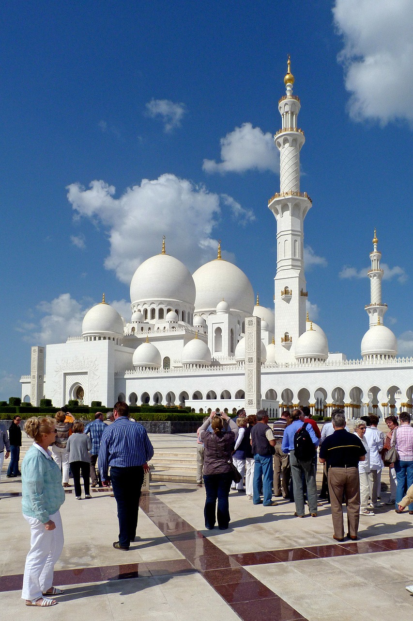 Abu Dabis, Sheikh Zayed Mečetė, Mečetė, Emiratai, Arabiškas, Architektūra, Nemokamos Nuotraukos,  Nemokama Licenzija