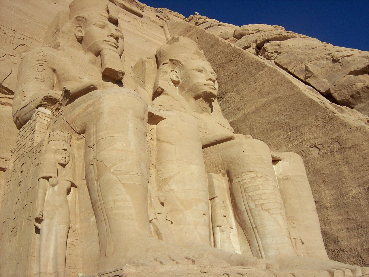 Abu Simbel, Šventykla, Egiptas, Faraonai, Pharaonic, Biustas, Luxor, Senas, Kapas, Kapas