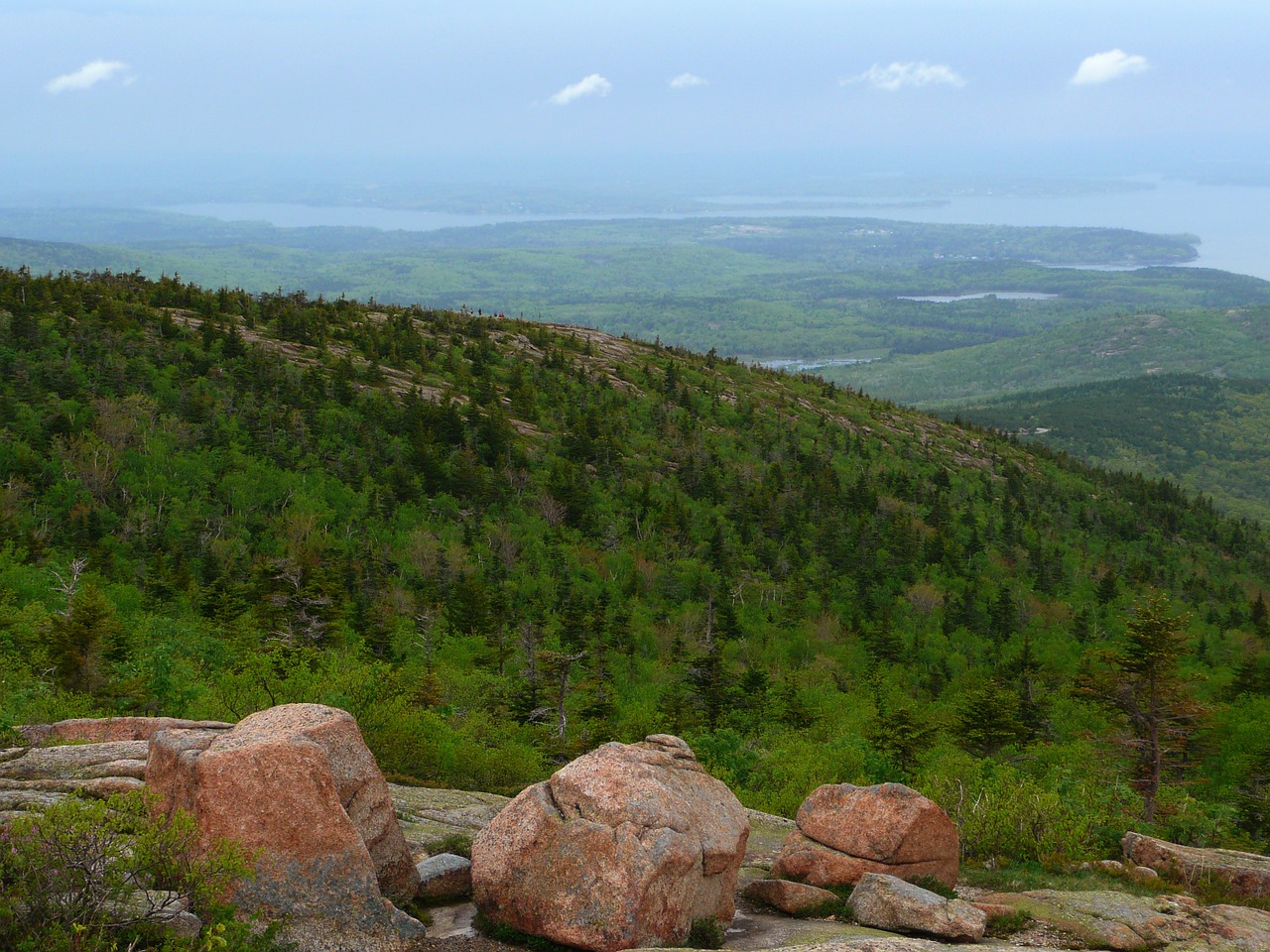 Akadijos Nacionalinis Parkas, Атлантический, Sala, Massachusetts, Usa, Kraštovaizdis, Peizažas, Gamta, Oras, Kalvos