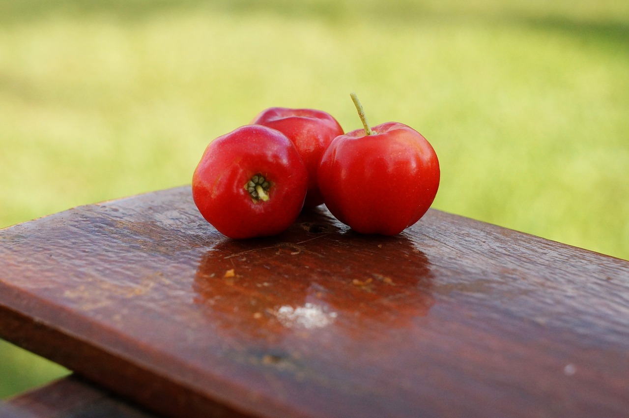 Acerola, Vaisiai, Vitaminas, Nemokamos Nuotraukos,  Nemokama Licenzija