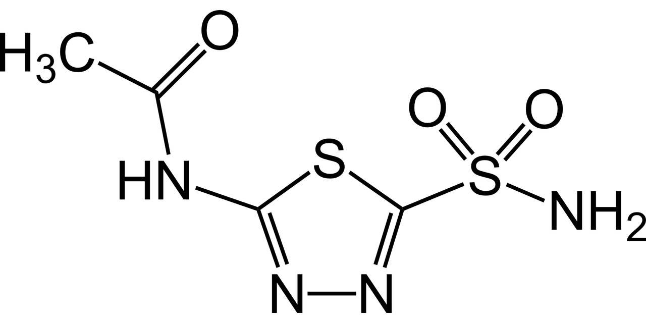 Acetazolamidas, Molekulė, Struktūra, Modelis, Chemija, Mokslas, Junginys, Atomai, Klijavimas, Nemokama Vektorinė Grafika