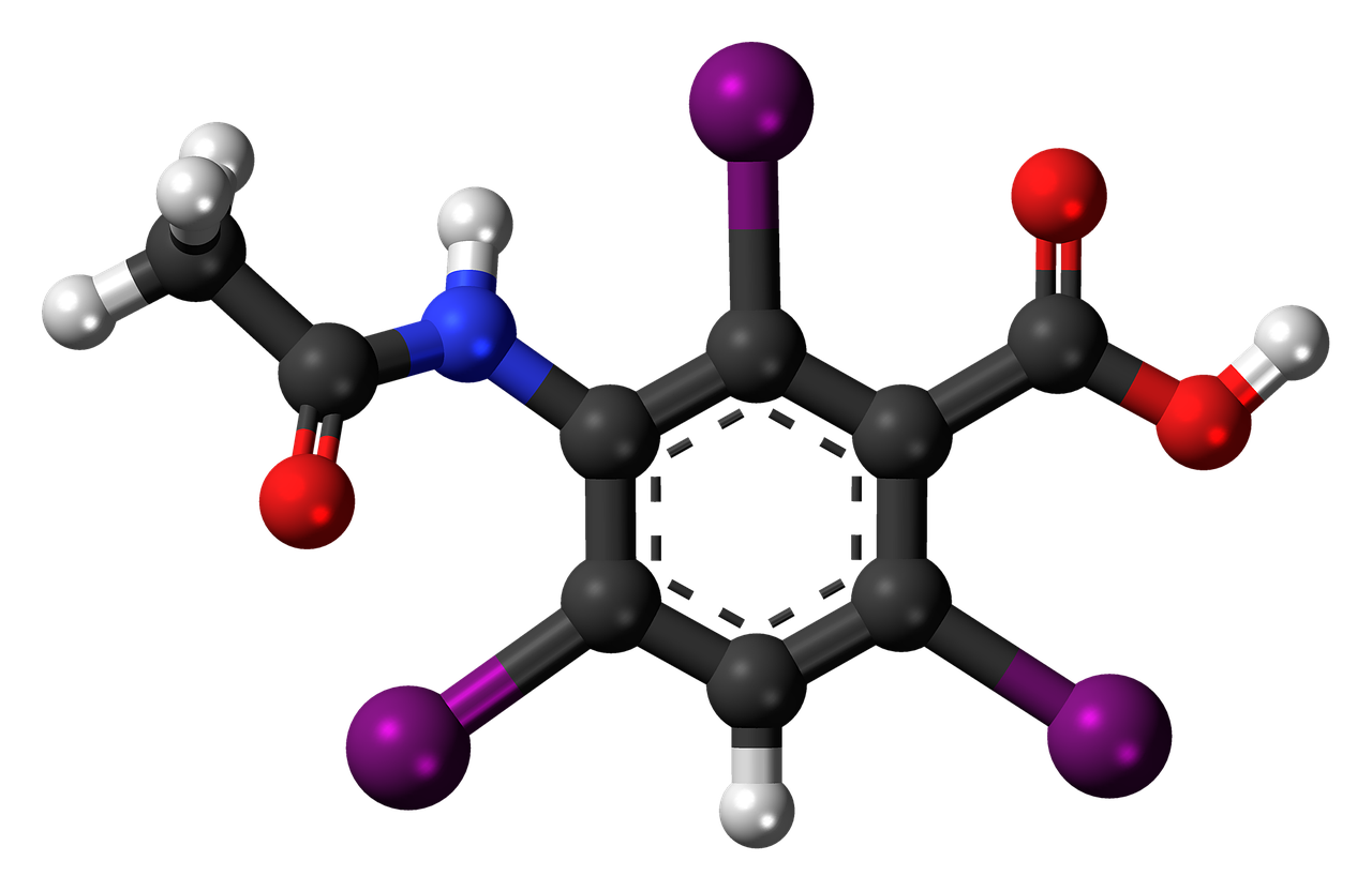 Acetiroko Rūgštis, Rentgeno Kontrastinis Agentas, Molekulė, Struktūra, Modelis, Chemija, Mokslas, Junginys, Atomai, Klijavimas