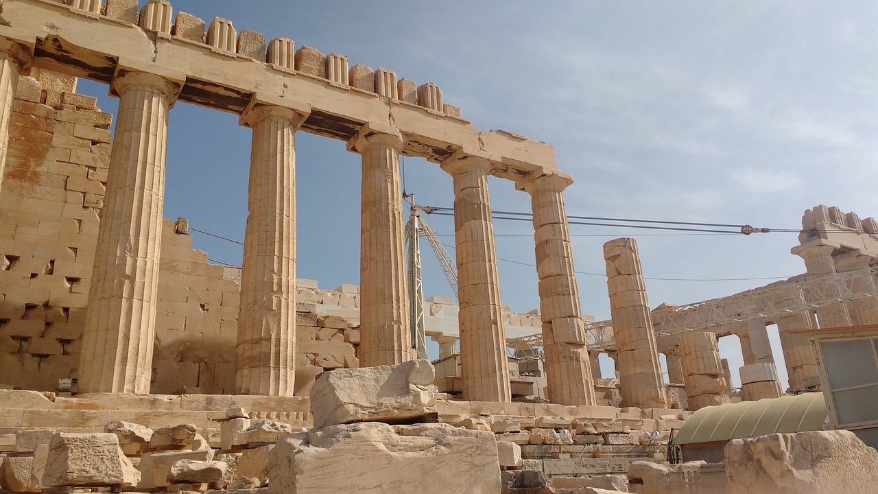 Akropolis, Atėnas, Senovės, Architektūra, Europa, Orientyras, Pastatas, Paminklas, Athena, Nemokamos Nuotraukos