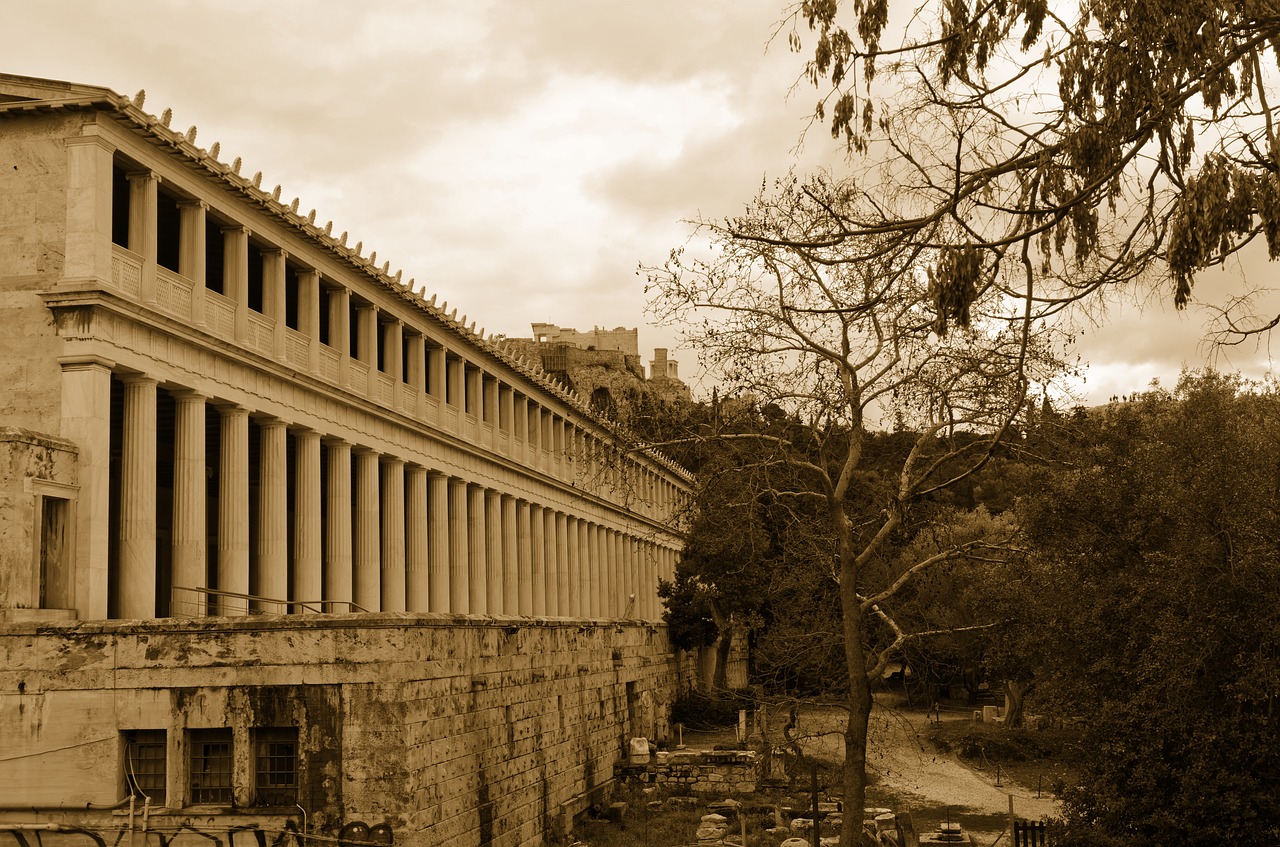 Akropolis, Senoji Agora, Sepija, Archeologija, Atėnas, Nemokamos Nuotraukos,  Nemokama Licenzija