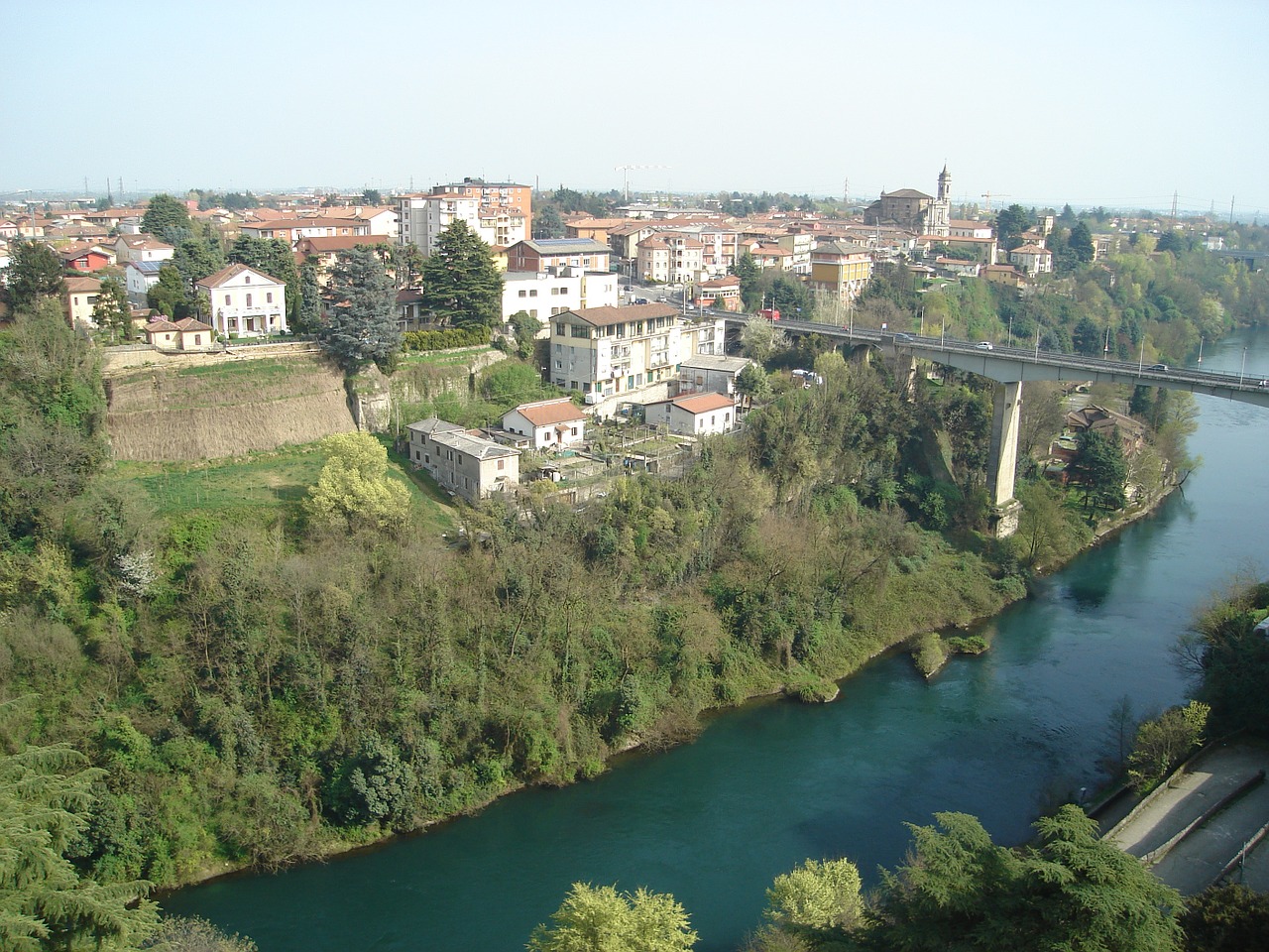 Pridėti, Upė, Tiltas, Vanduo, Žalias, Augmenija, Šalis, Namai, Kraštovaizdis, Italy