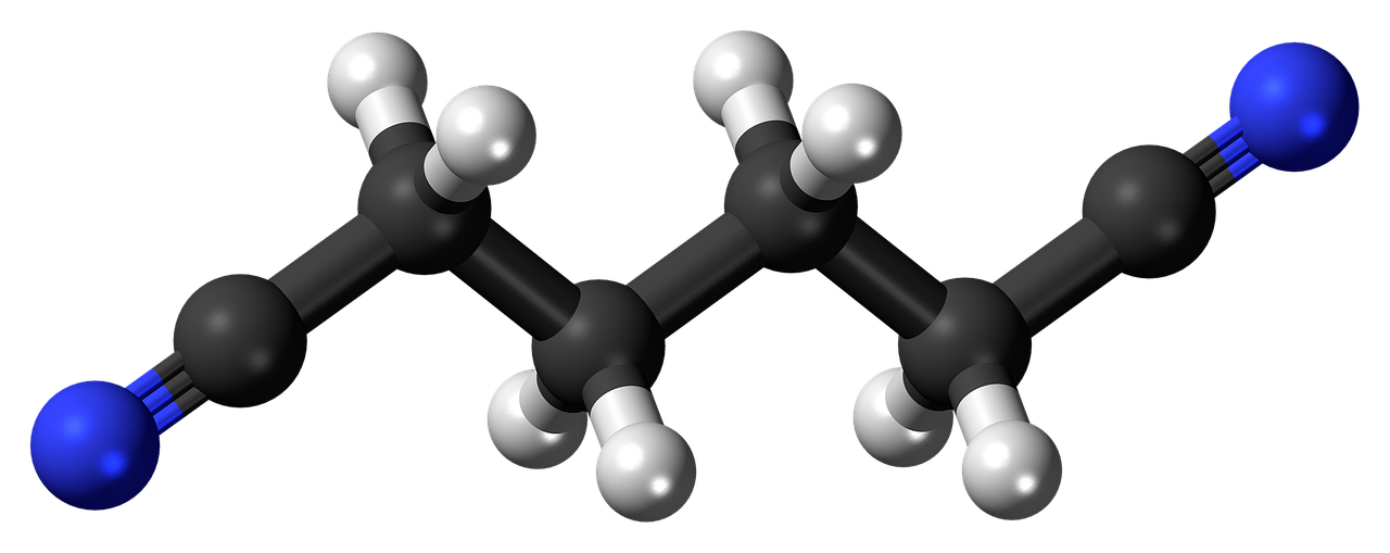 Adiponitrilas, Molekulė, Struktūra, Modelis, Chemija, Mokslas, Junginys, Atomai, Klijavimas, Nemokamos Nuotraukos