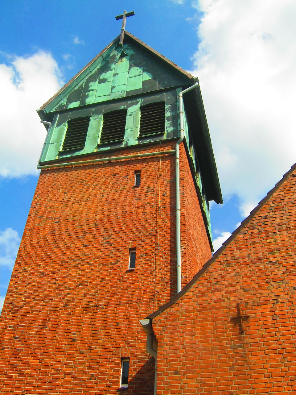 Adventskirche, Sennelsen, Hamburgas, Bažnyčia, Vokietija, Pastatas, Eksterjeras, Bokštas, Religinis, Nemokamos Nuotraukos