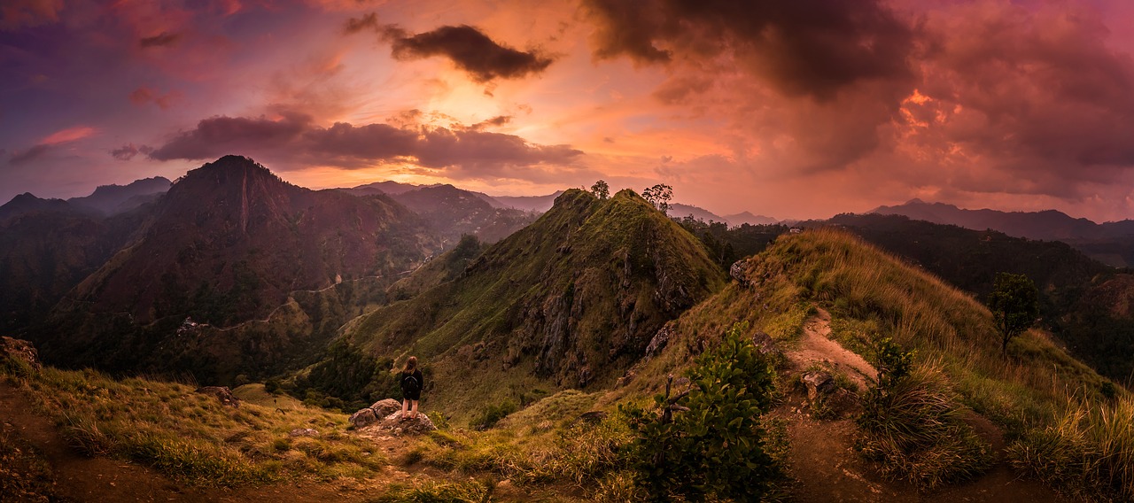 Nuotykis, Aušra, Dienos Šviesa, Dusk, Keliautojas, Žygiai, Kalnas, Kraštovaizdis, Šviesa, Kalnas