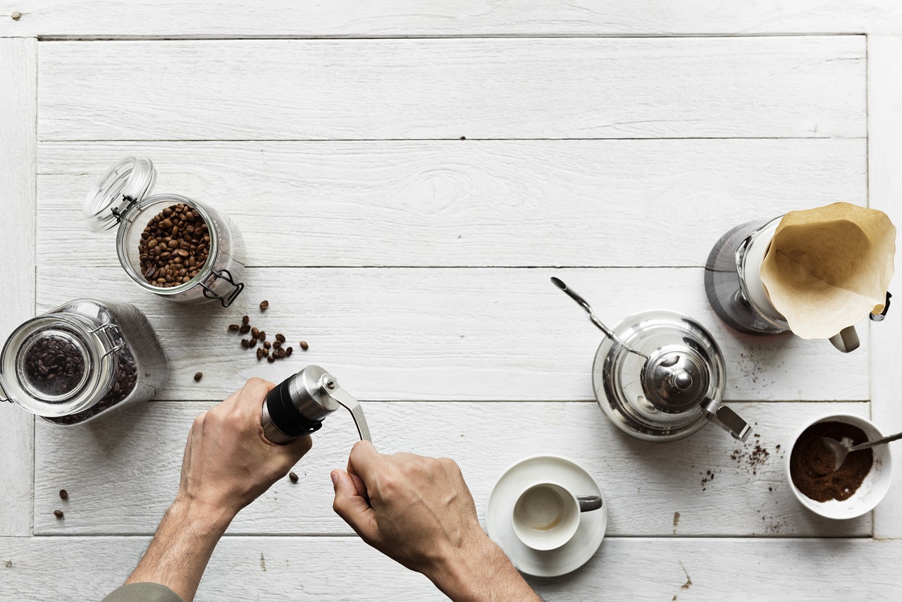 Aerial,  Fonas,  Barista,  Pupelės,  Gėrimų,  Pertrauka,  Užvirinti,  Alaus,  Verslo,  Kavinė