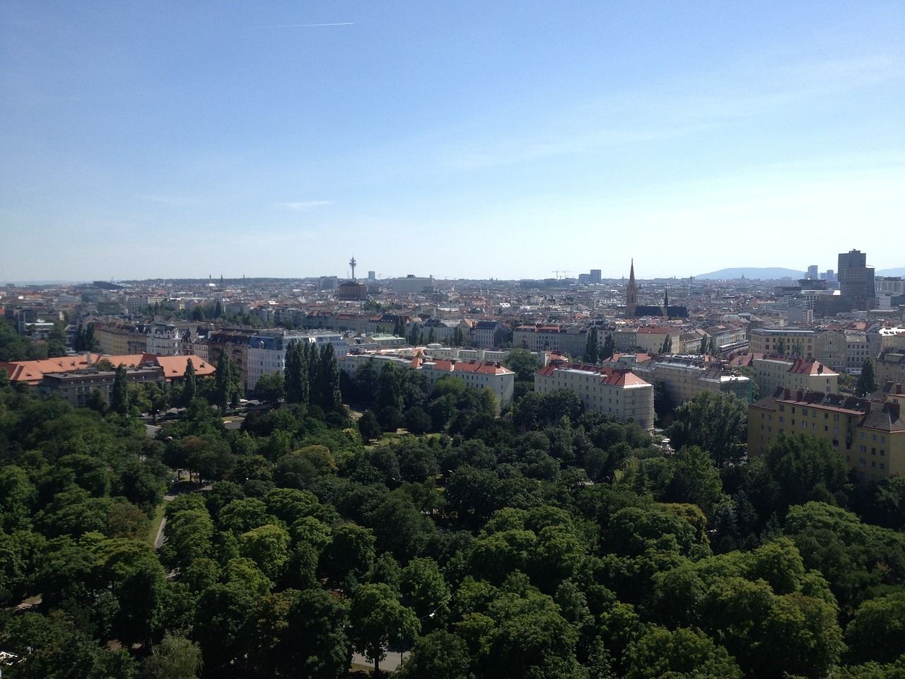 Antena, Vienna, Miesto Panorama, Kelionė, Nemokamos Nuotraukos,  Nemokama Licenzija