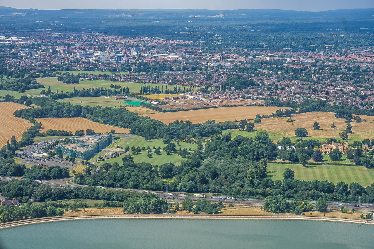 Oro Vaizdas, Londonas, Anglija, Antena, Architektūra, Pastatas, Miesto, Ežeras, Nemokamos Nuotraukos,  Nemokama Licenzija