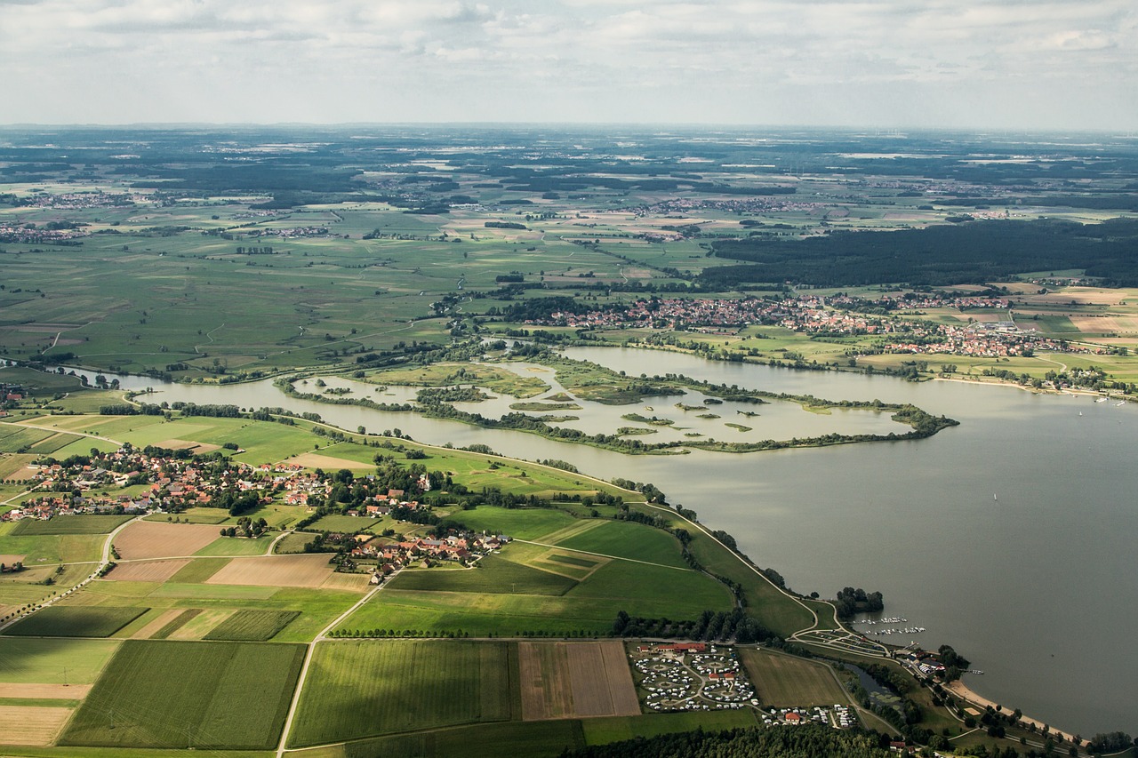 Oro Vaizdas, Altmuehlsee, Paukščių Sala, Vanduo, Ežeras, Kraštovaizdis, Gamta, Nemokamos Nuotraukos,  Nemokama Licenzija