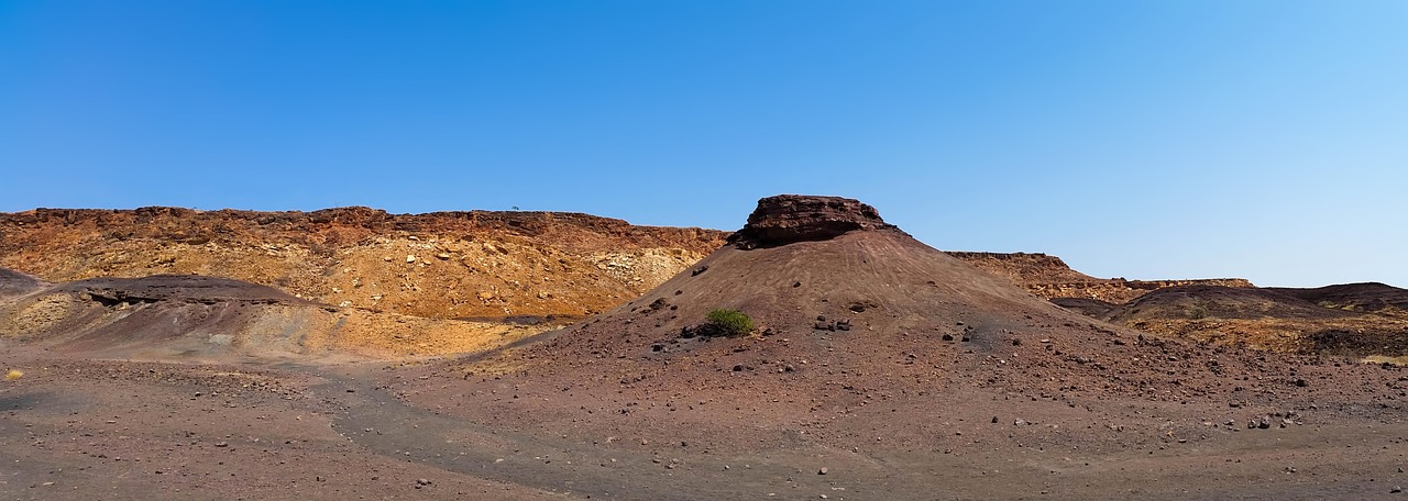 Afrika, Namibija, Heiss, Gamta, Karg, Akmenys, Kalnas, Sudegęs Kalnas, Lavos Srautas, Nemokamos Nuotraukos