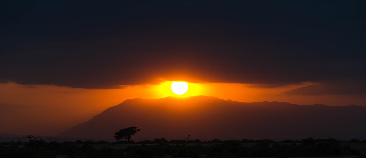 Afrika, Saulėlydis, Safari, Oranžinė, Geltona, Lauke, Kalnas, Šiltas, Nemokamos Nuotraukos,  Nemokama Licenzija