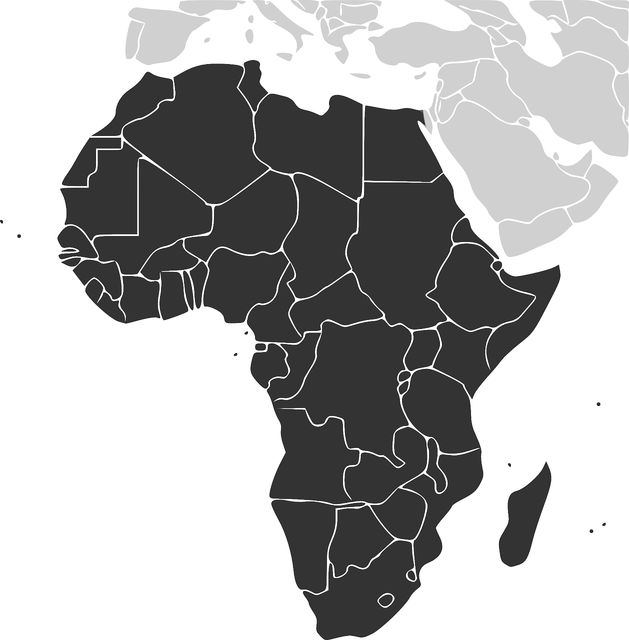 Afrika, Žemynas, Šalyse, Žemėlapis, Madagaskaras, Nemokama Vektorinė Grafika, Nemokamos Nuotraukos,  Nemokama Licenzija