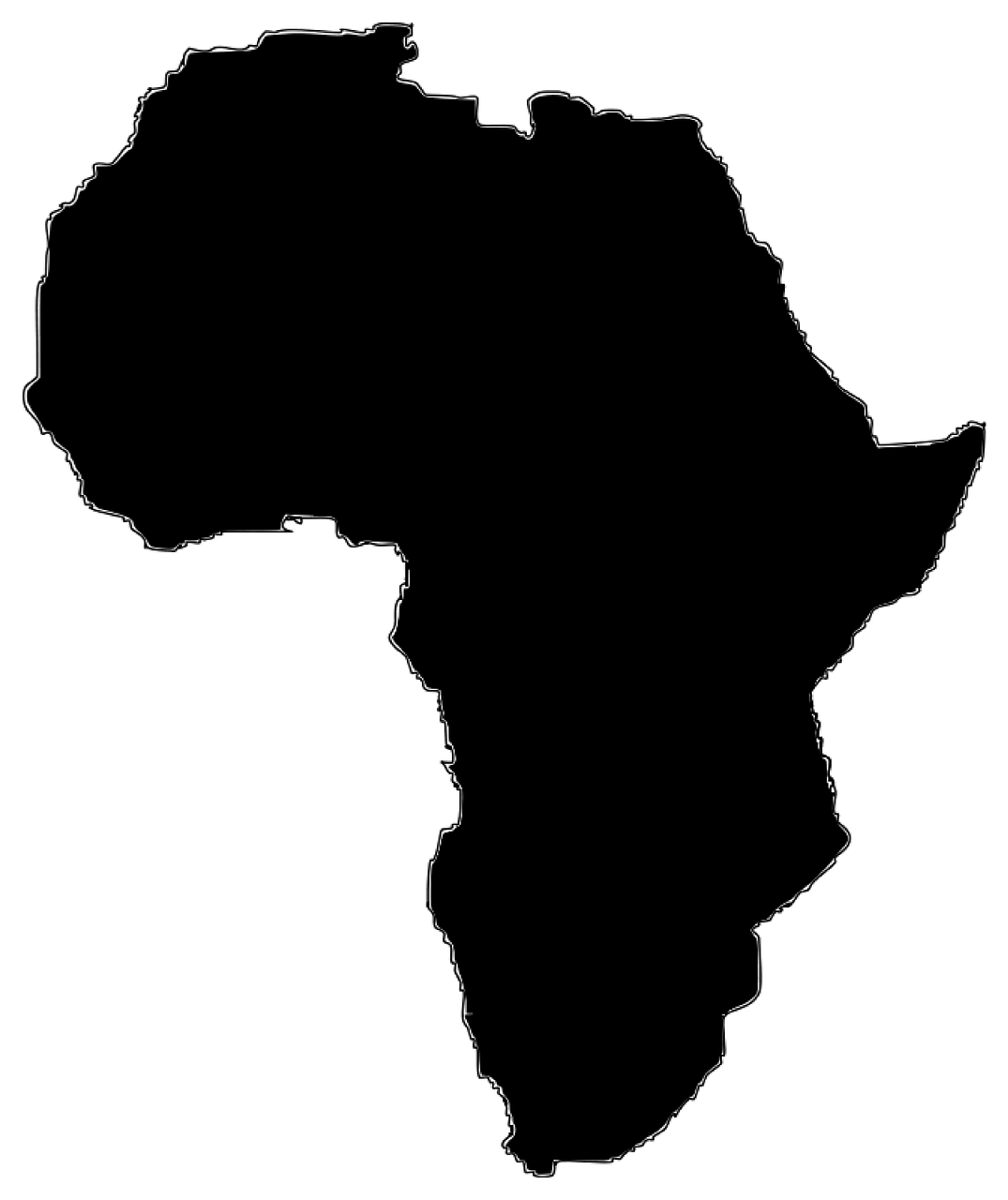 Afrika, Žemynas, Geografija, Žemėlapis, Nemokama Vektorinė Grafika, Nemokamos Nuotraukos,  Nemokama Licenzija