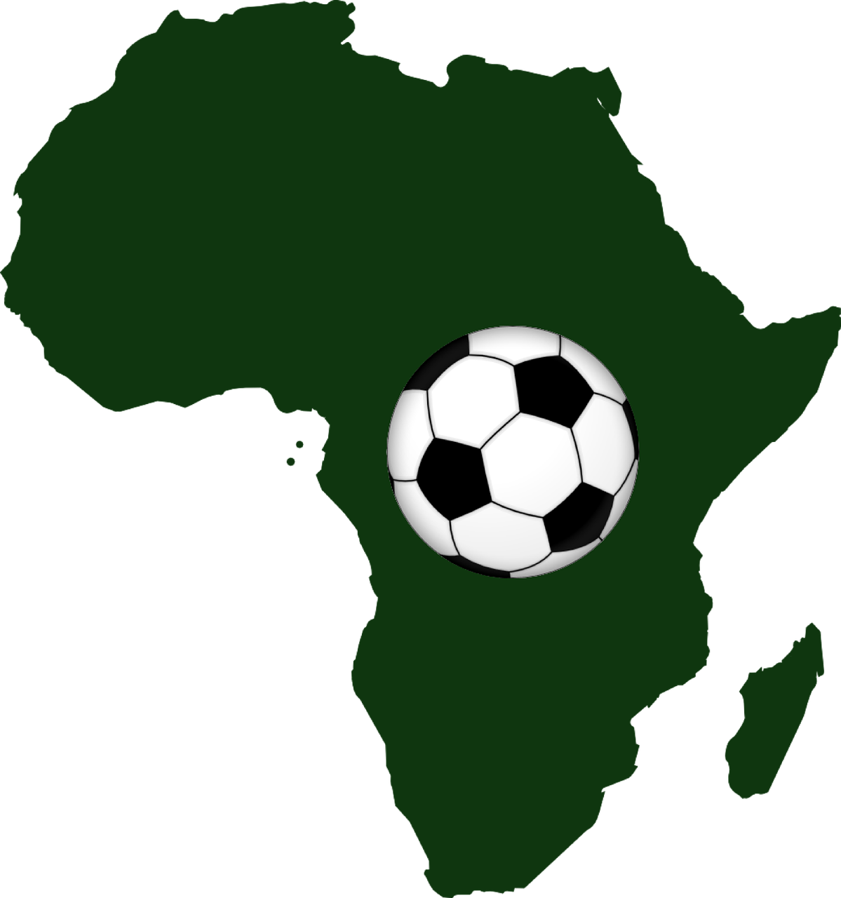 Afrika, Futbolas, Žemynas, Žemėlapis, Futbolas, Sportas, Rutulys, Žaidimas, Varzybos, Čempionatas