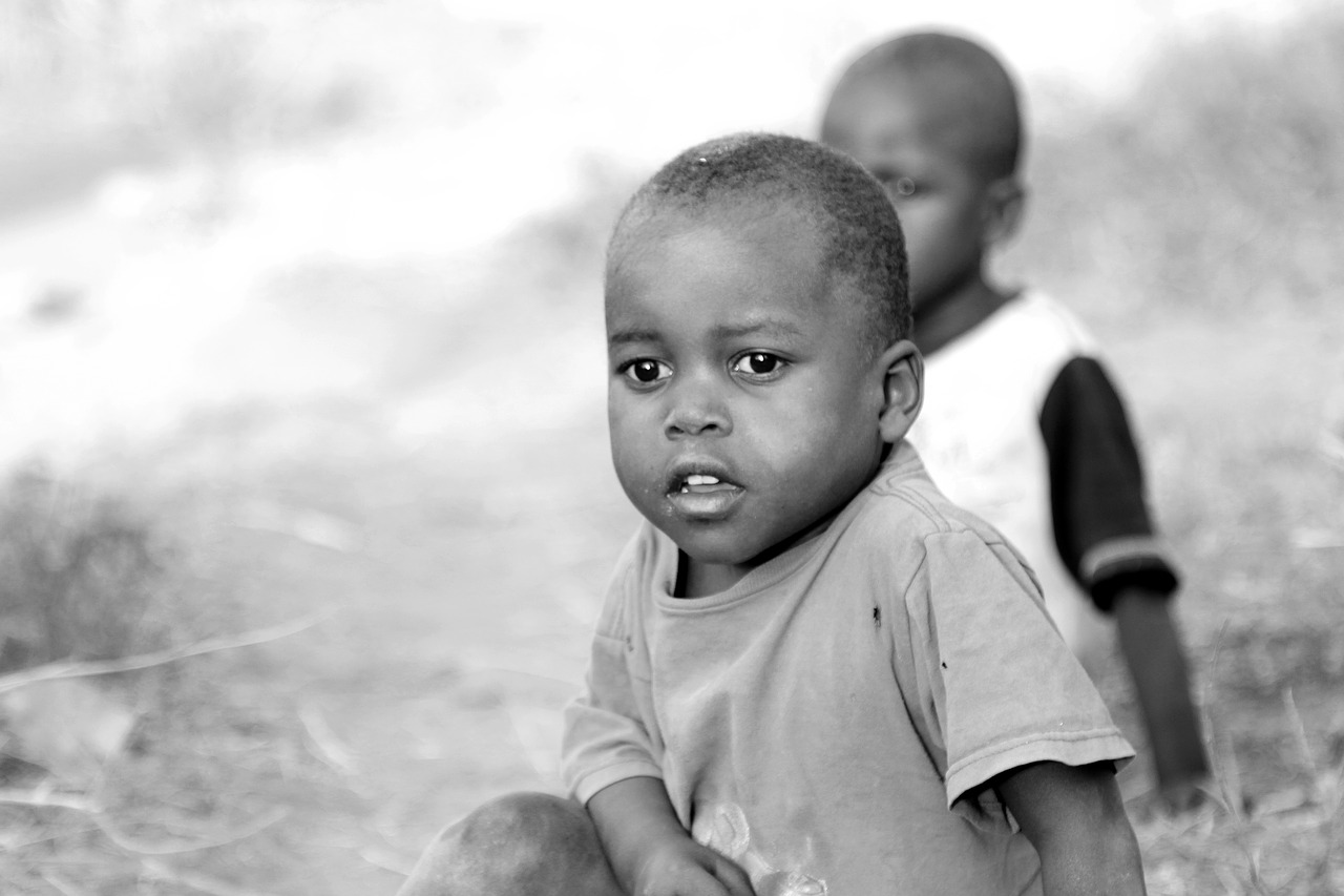 Afrikos Vaikai, Vaikai Afrikoje, Juoda Ir Balta, Uganda, Vaikas, Žmonės, Vaikai, Kūdikis, Vaikystę, Vaikai