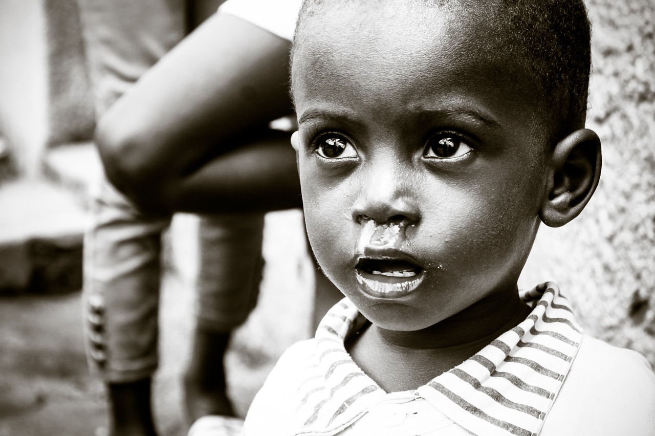 Afrikos Vaikas, Maliarija, Ebola, Piktnaudžiavimas, Nepakankama Mityba, Nemokamos Nuotraukos,  Nemokama Licenzija