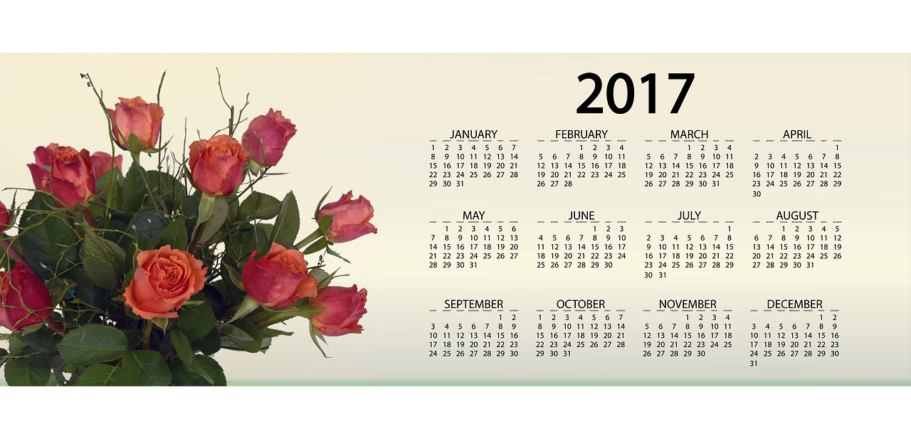 Darbotvarkė, Kalendorius, Rožės, Gėlės, Gėlių Susitarimas, Tvarkaraščio Planas, Metai, Data, Paskyrimas, Laikas